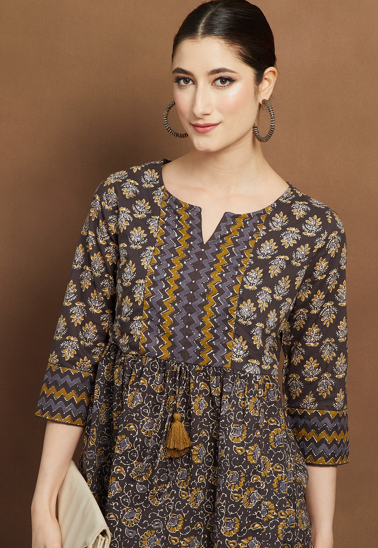 MELANGE Ethnic Motifs Tunic-image-7