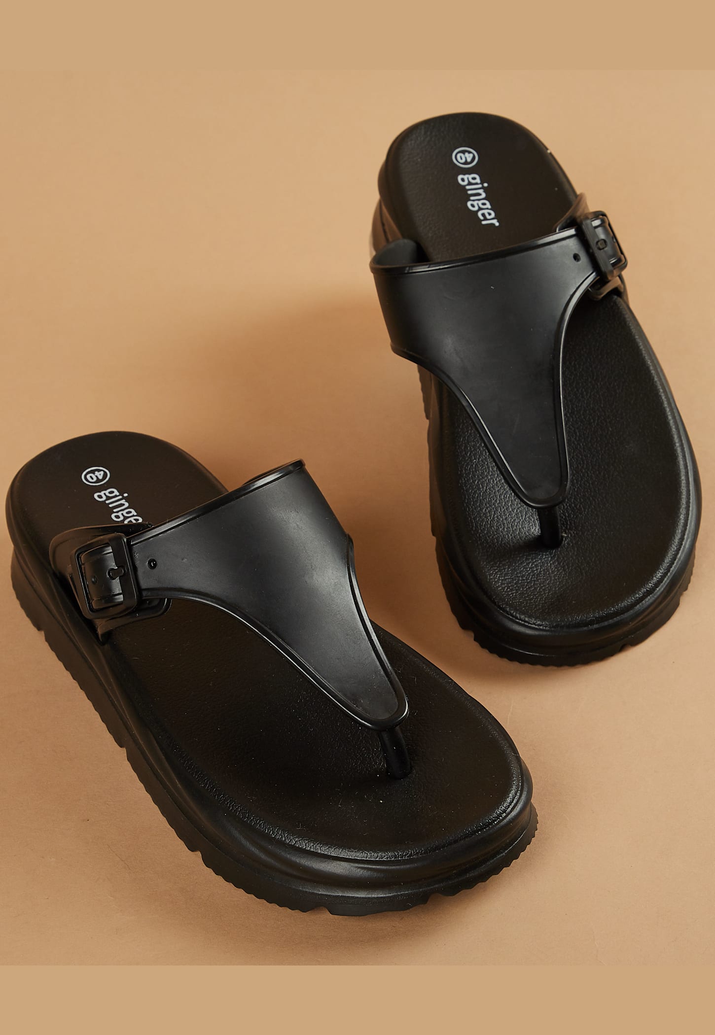 GINGER Solid Platform Sandals-picture-19