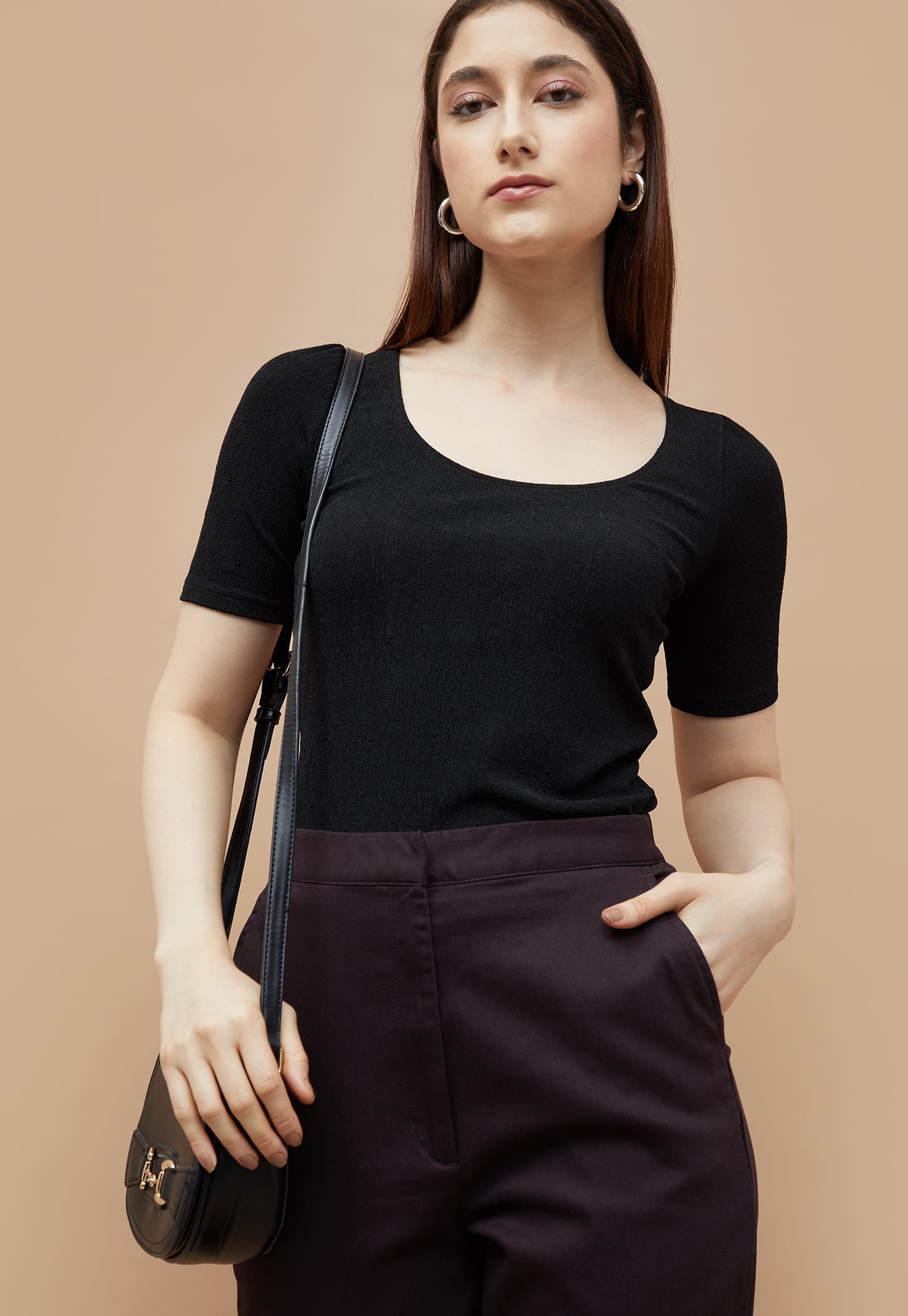 CODE Textured T-shirt-picture-34