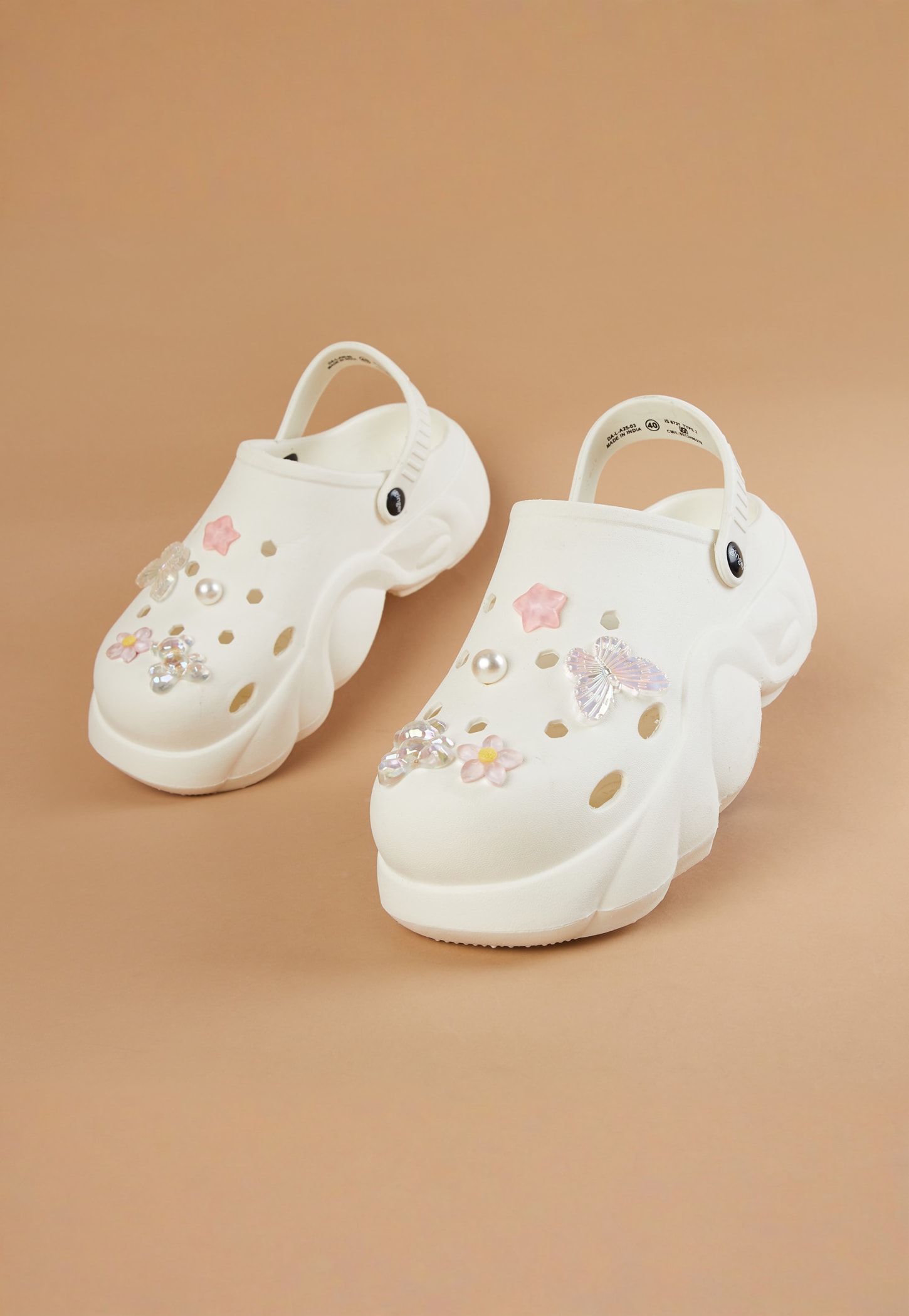 GINGER Jibbitz Charms Platform Clogs-picture-42