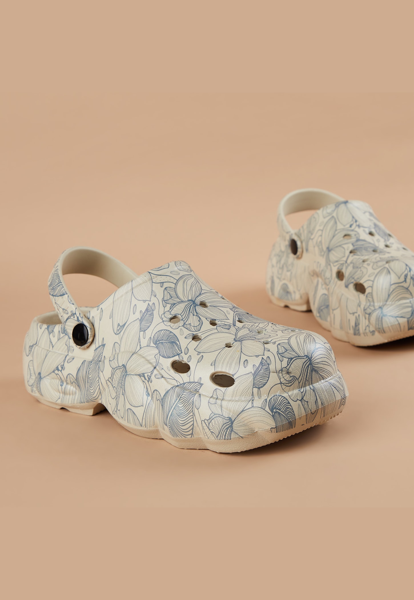 GINGER Floral Printed Clogs-picture-30