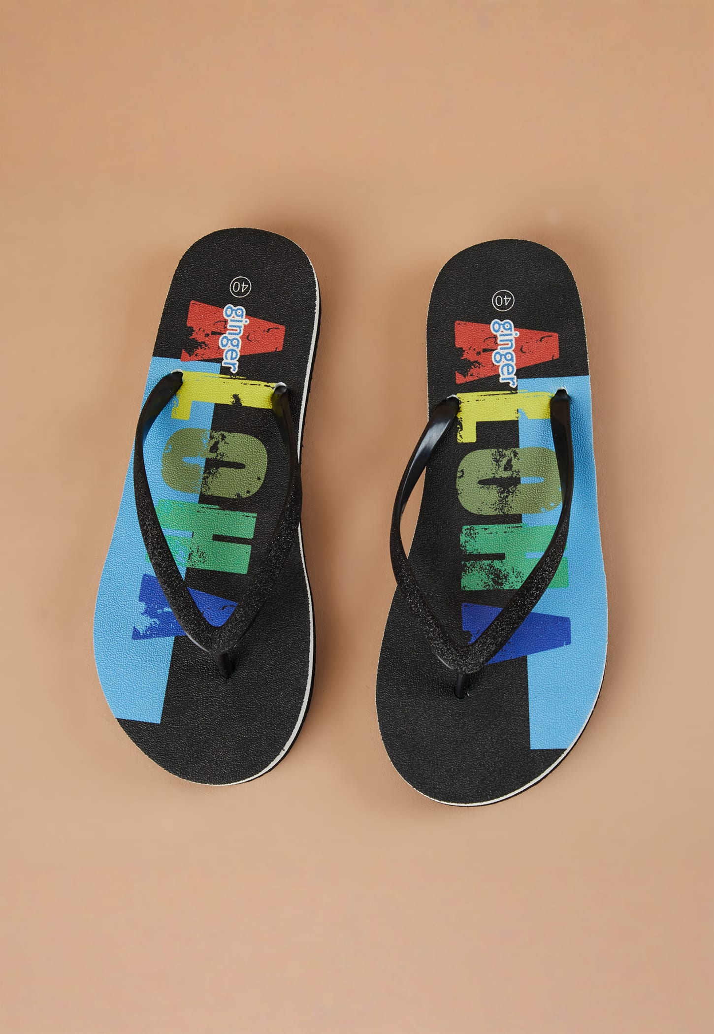 GINGER Printed Flip Flops-picture-36