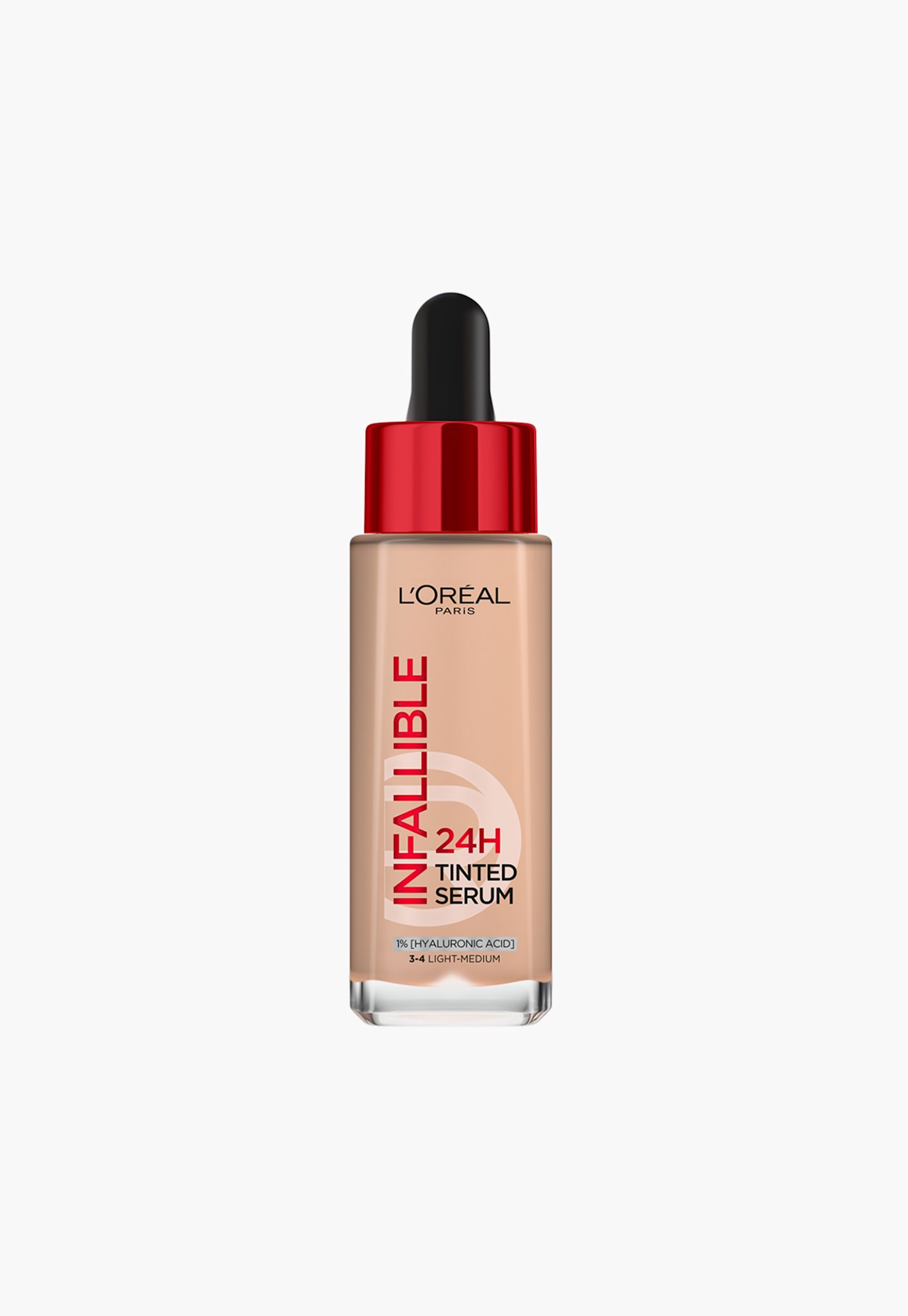 L'OREAL PARIS Infallible 24H Tinted Serum Foundation - 3-4 Light To Medium - 30ml-picture-18