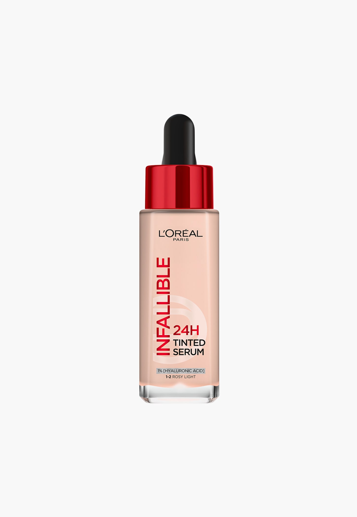 L'OREAL PARIS Infallible 24H Tinted Serum Foundation - 1-2 Rosy Light - 30ml-picture-27