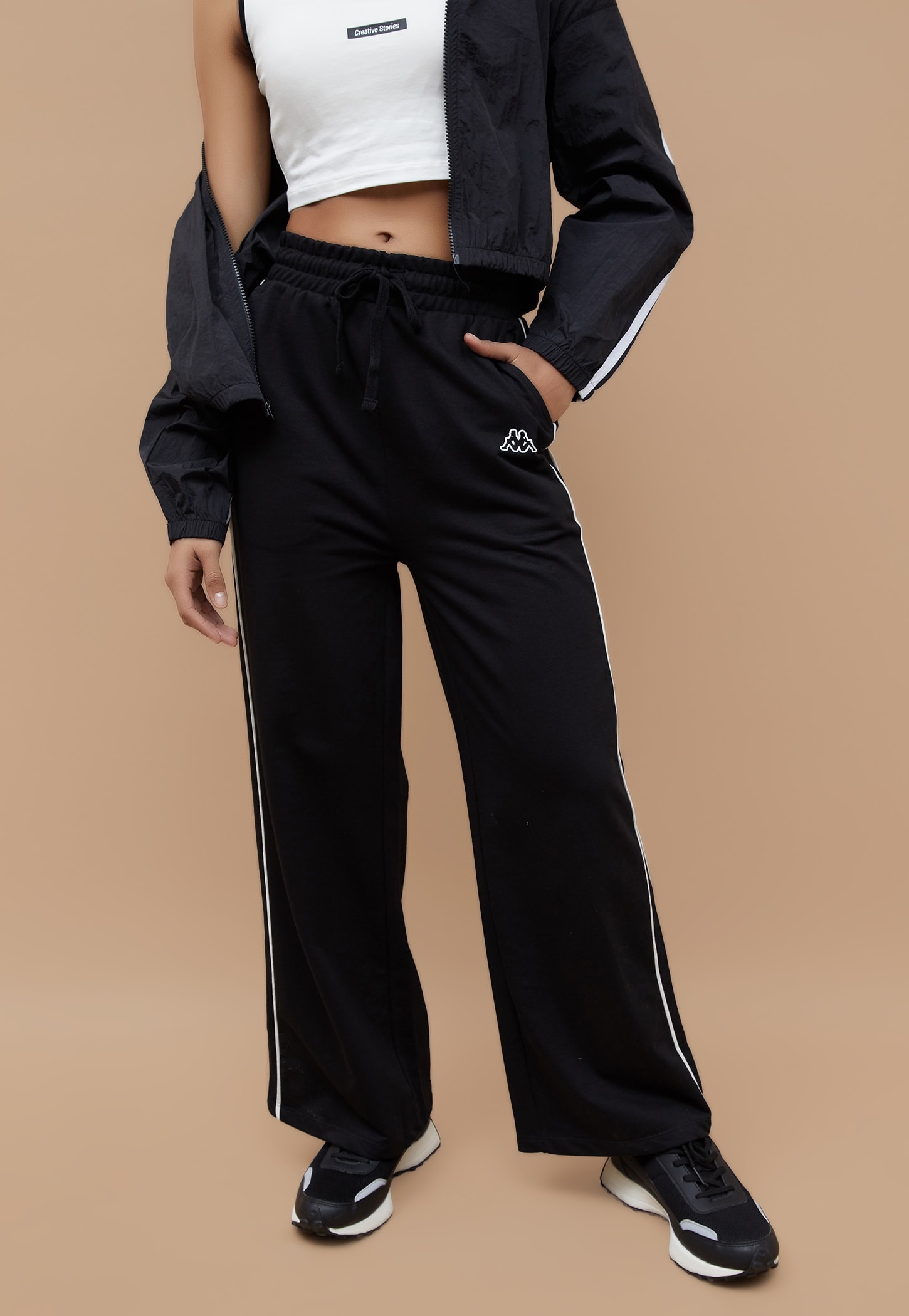 KAPPA Striped Elasticated Track Pants