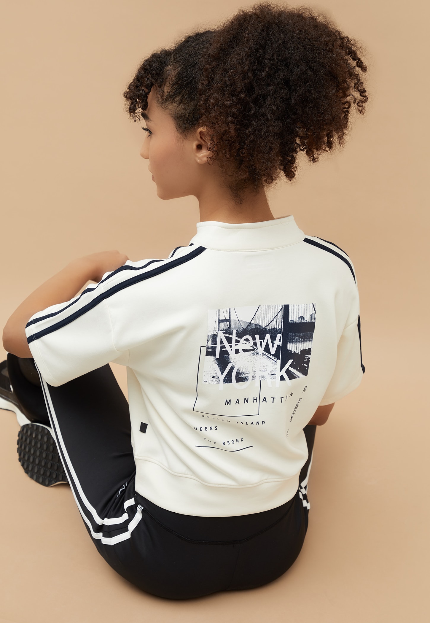 KAPPA Back Graphic Print Zip T-shirt-picture-32