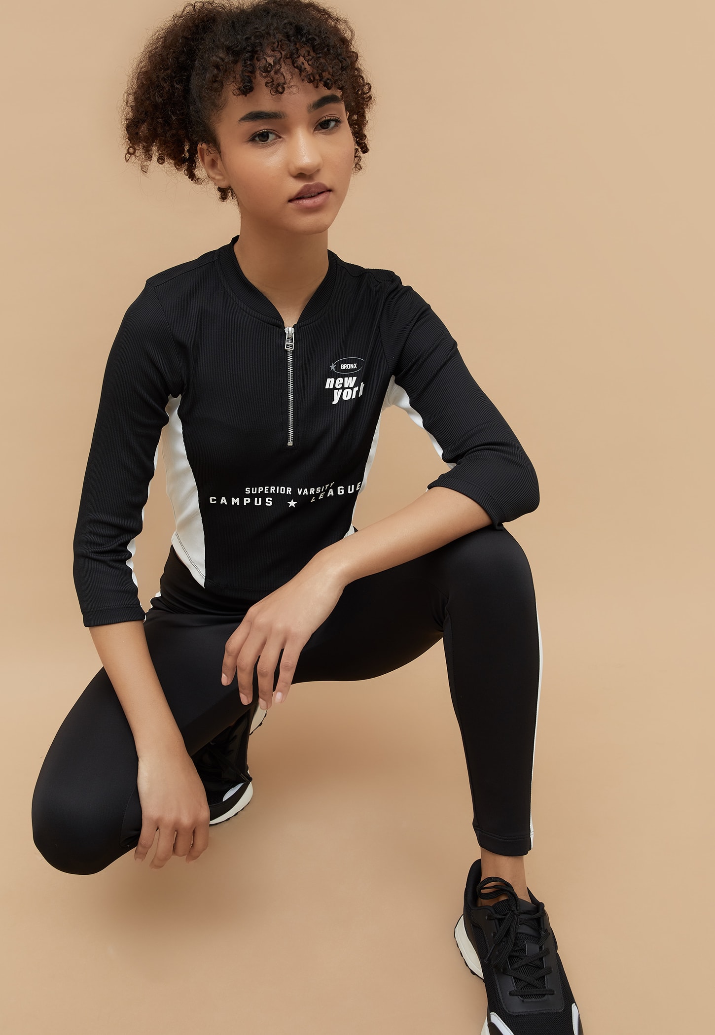 KAPPA Colourblock Zip T-shirt-picture-16