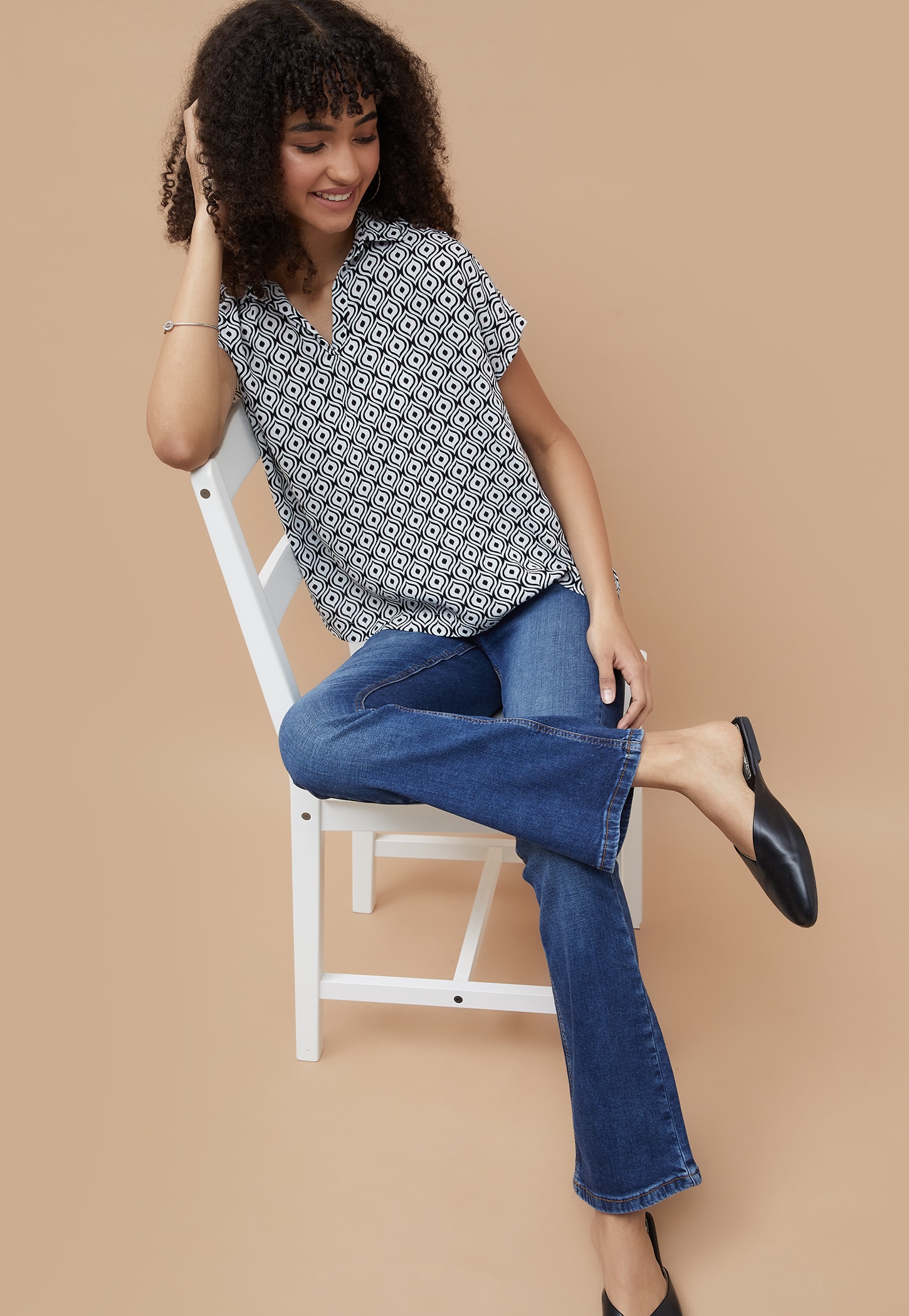 FAME FOREVER Printed Top-picture-23