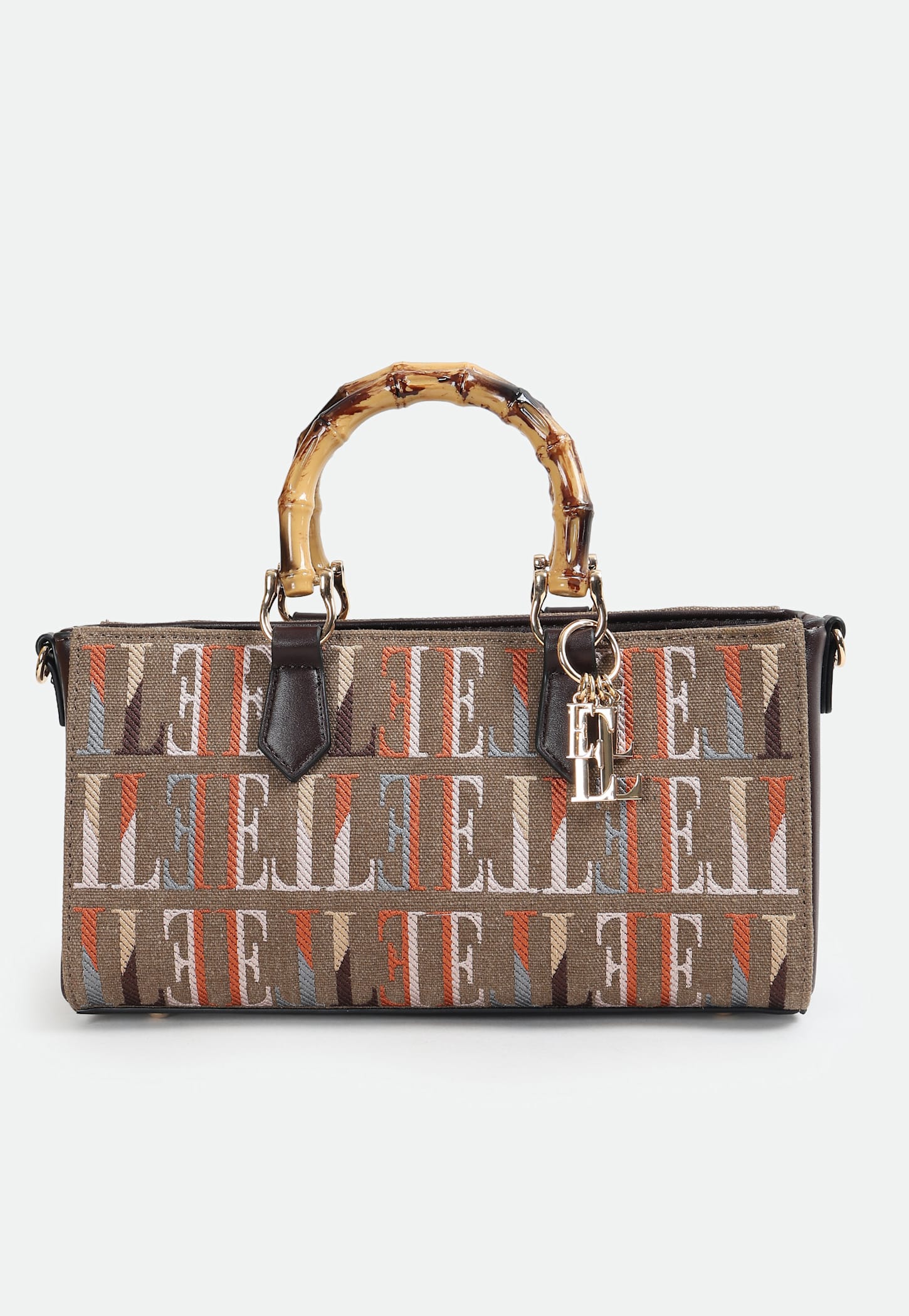 ELLE Patterned Handheld Bag-image-34