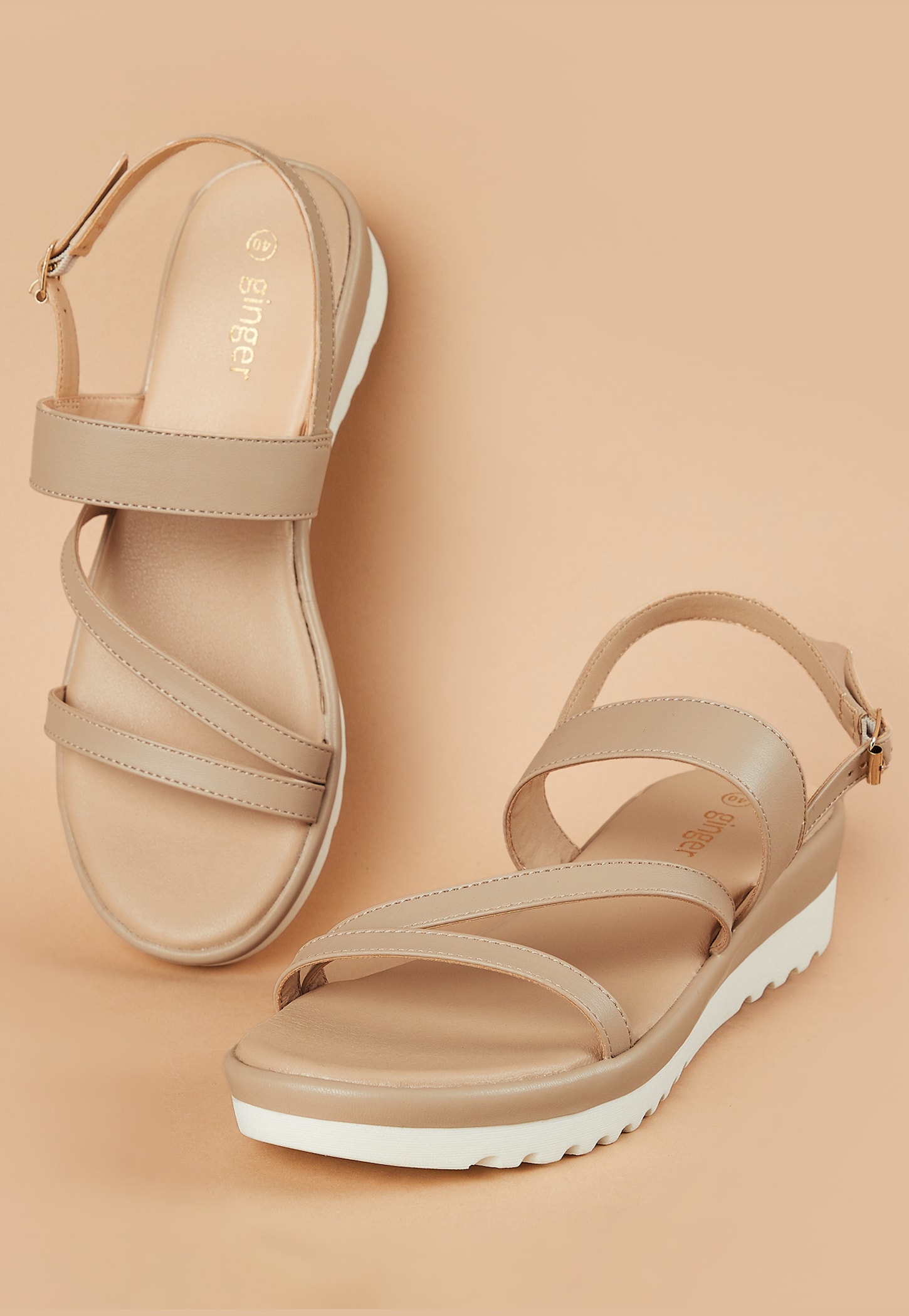 GINGER Contrast Sole Platform Sandals-picture-19