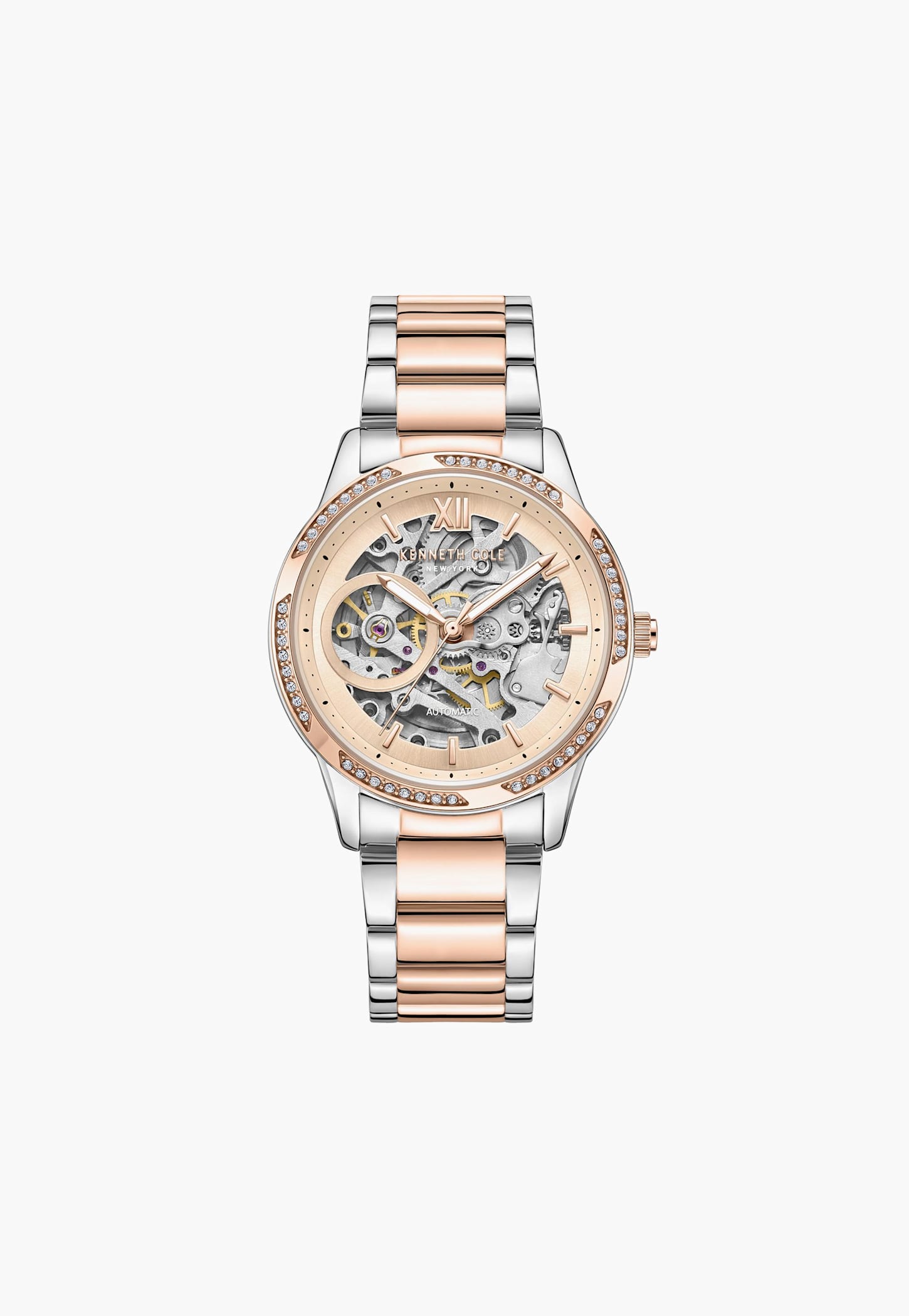 KENNETH COLE Embellished Bracelet Strap Automatic Watch - NTKCWLL0016402LD-picture-13