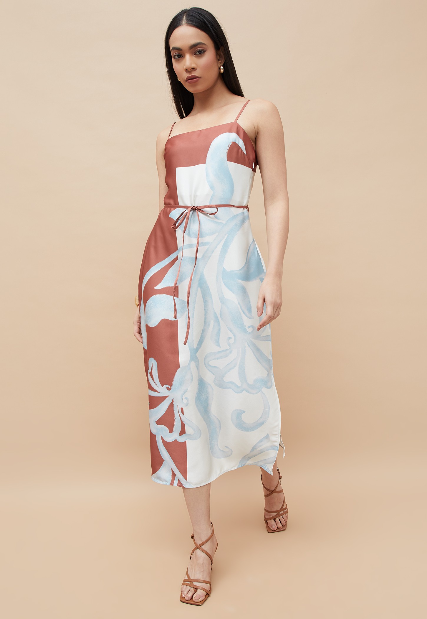 CODE Floral Print Midi Dress-picture-24