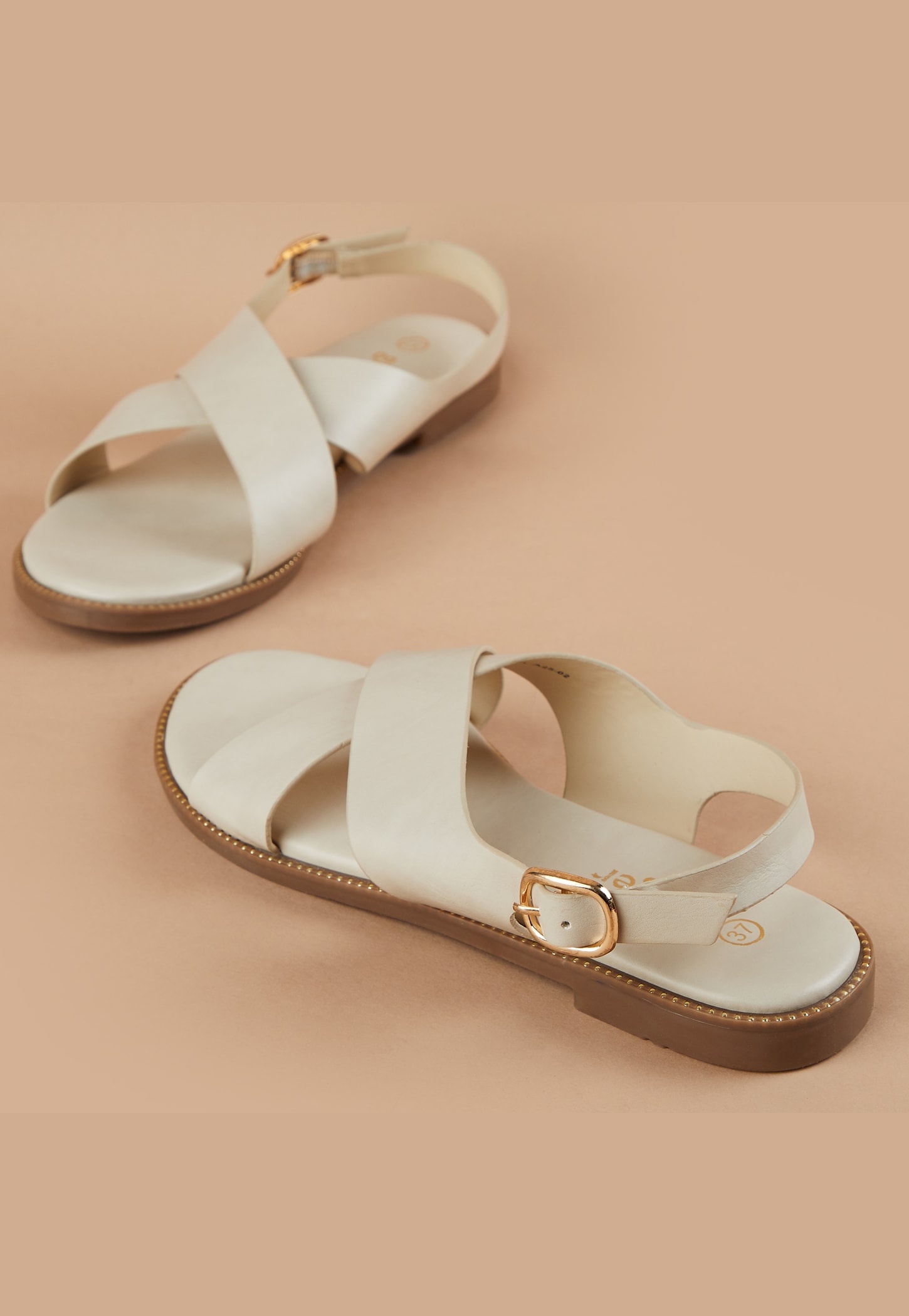 GINGER Criss-Cross Buckle Strap Flats-picture-47