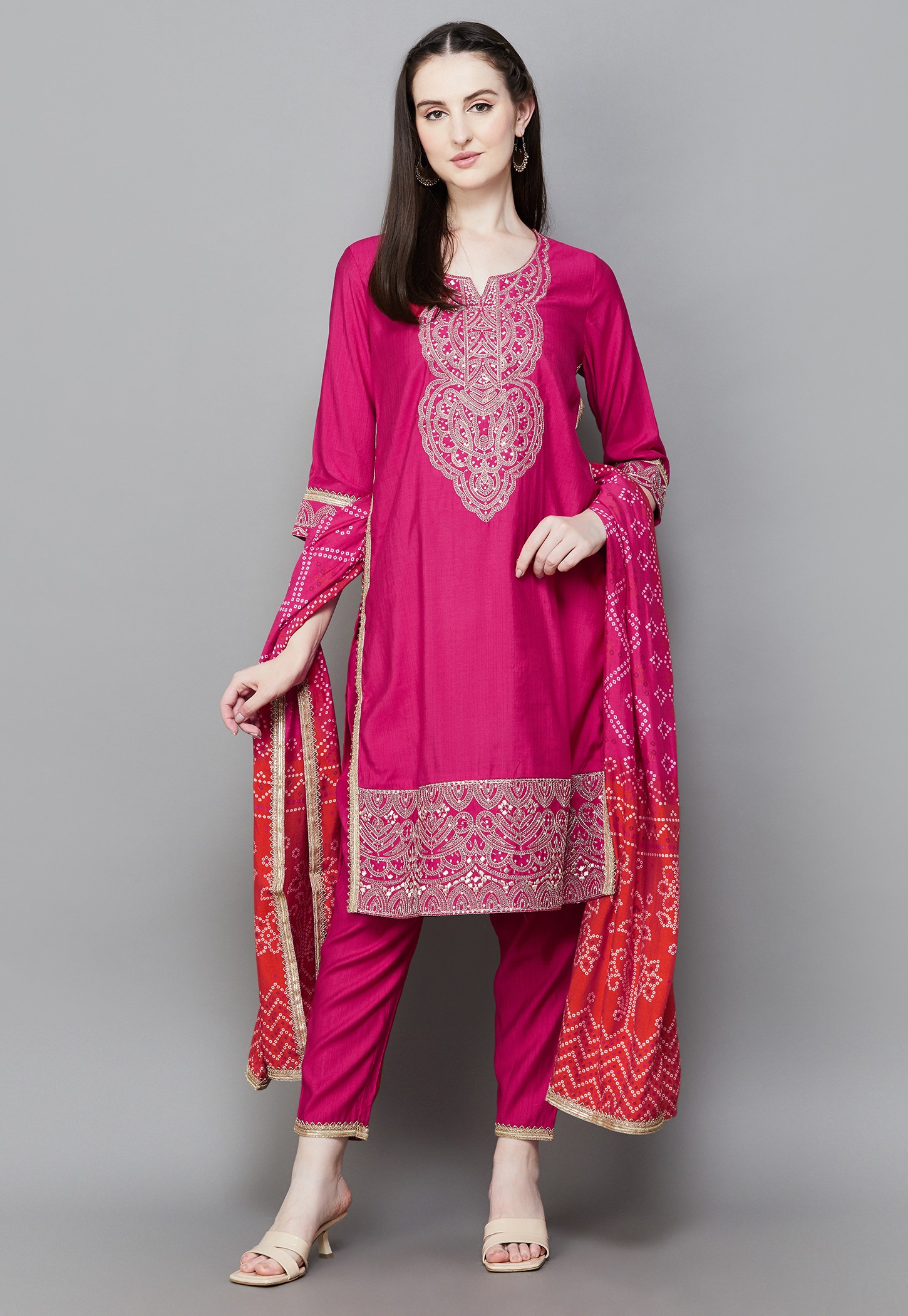 RANGRITI Embroidered Straight Kurta Set-picture-12