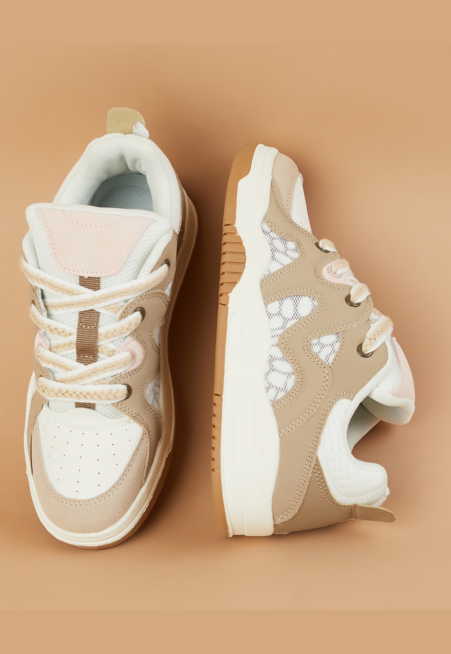 GINGER Contrast Overlay Sneakers-picture-33