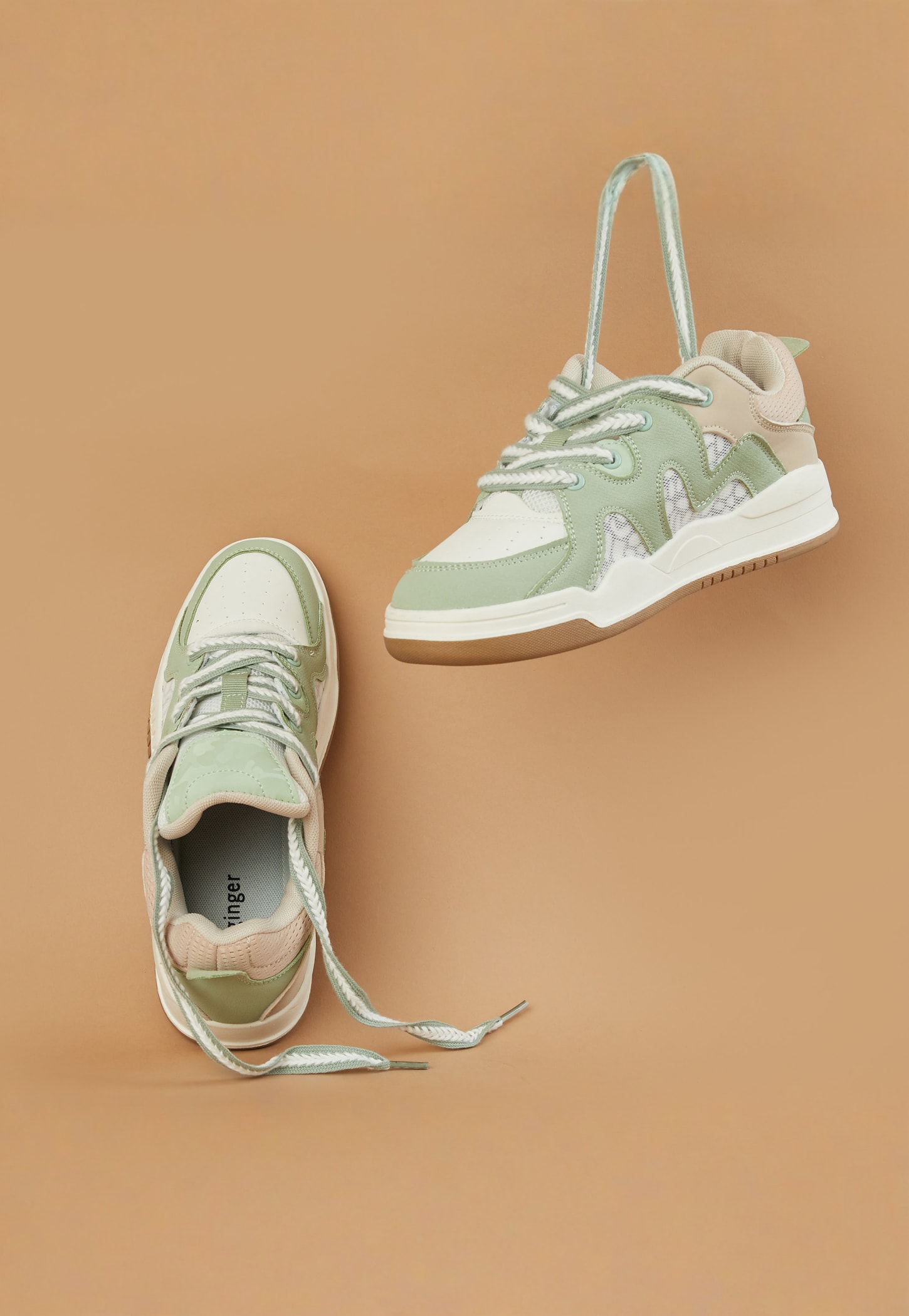 GINGER Contrast Overlay Sneakers-picture-13