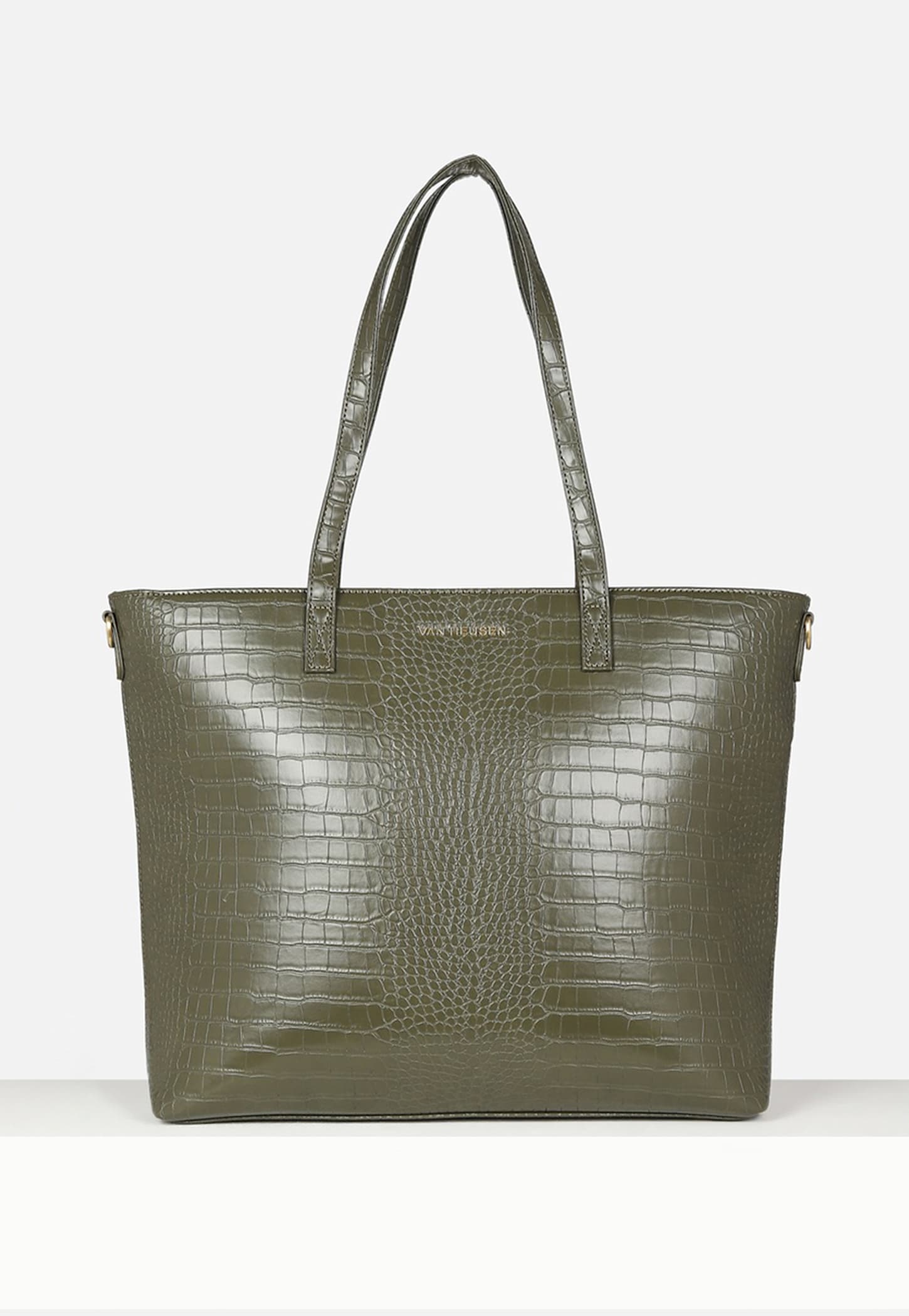 VAN HEUSEN Croc Embossed Laptop Bag-image-12