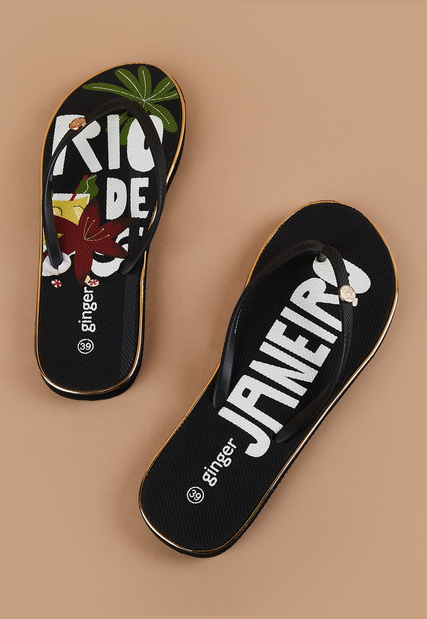 GINGER Printed Flip Flops-picture-37