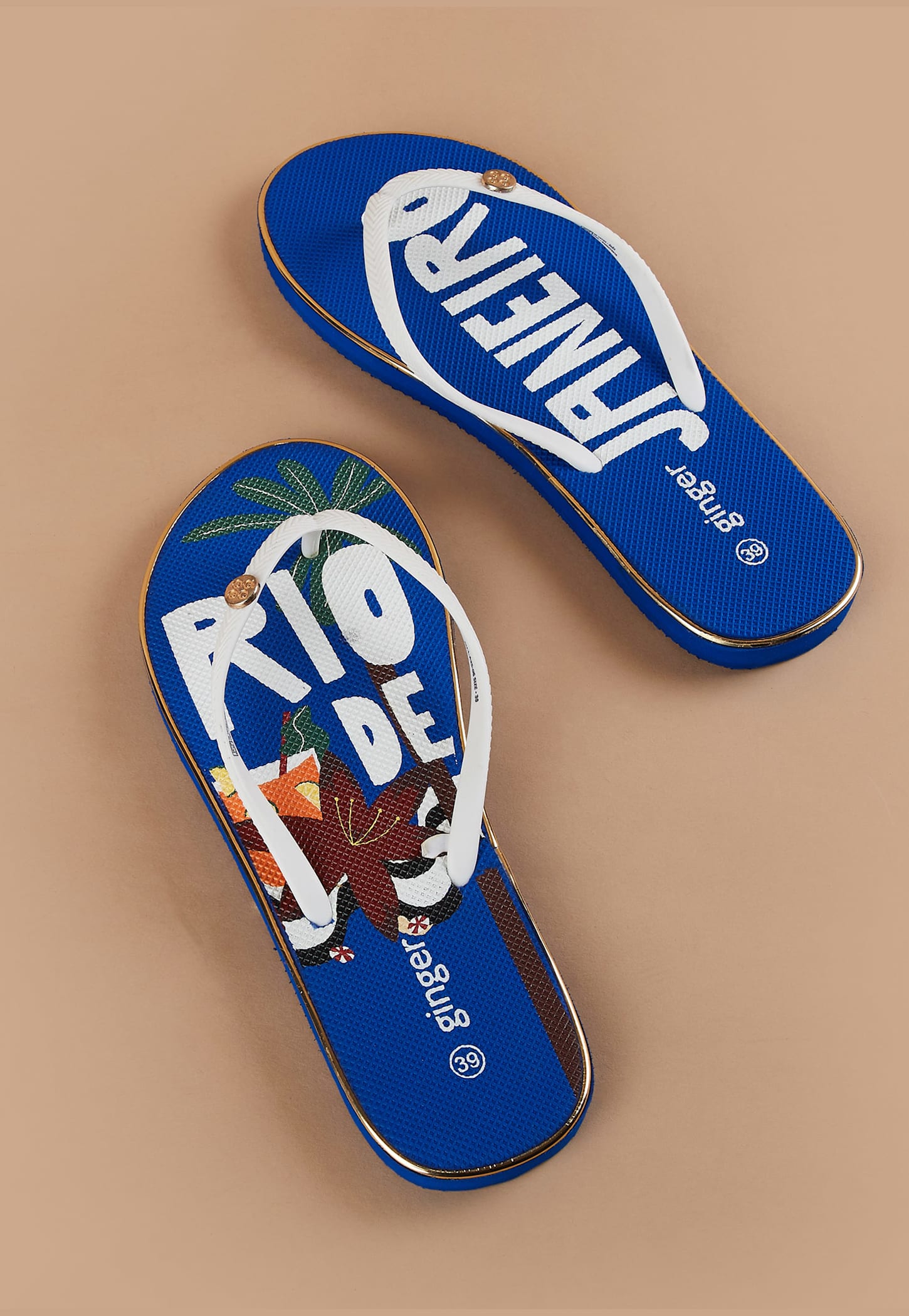 GINGER Printed Flip Flops-picture-29