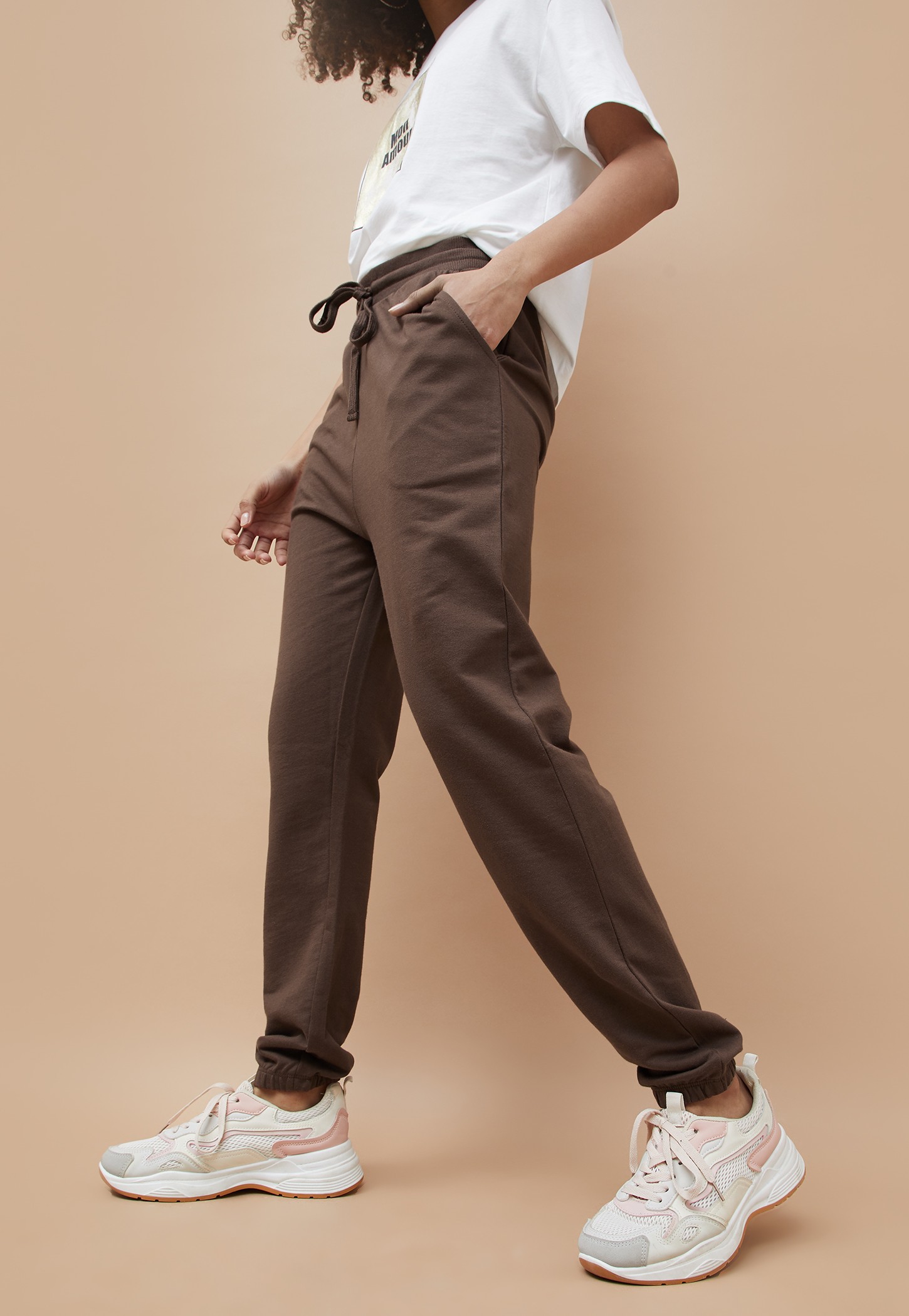 FAME FOREVER Solid Joggers-image-5
