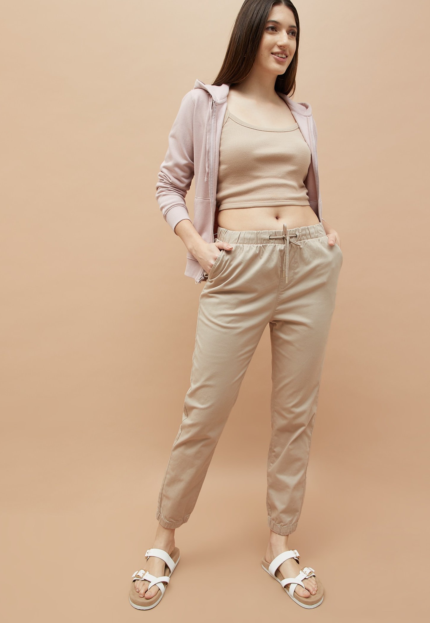 FAME FOREVER Solid Joggers-image-5