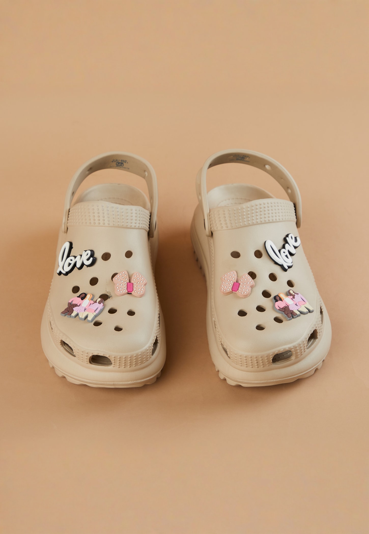 GINGER Jibbitz Charms Platform Clogs-picture-55