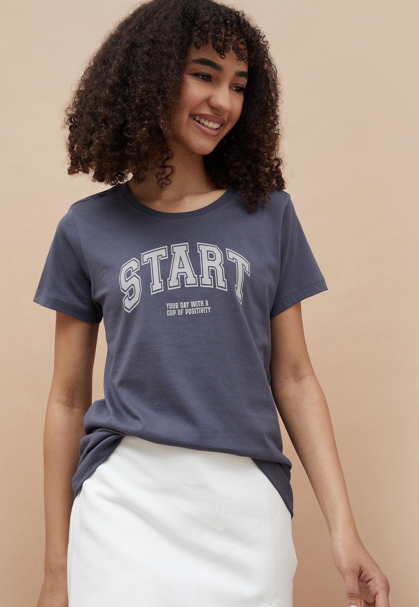 GINGER Typographic Print Lounge T-shirt-picture-22