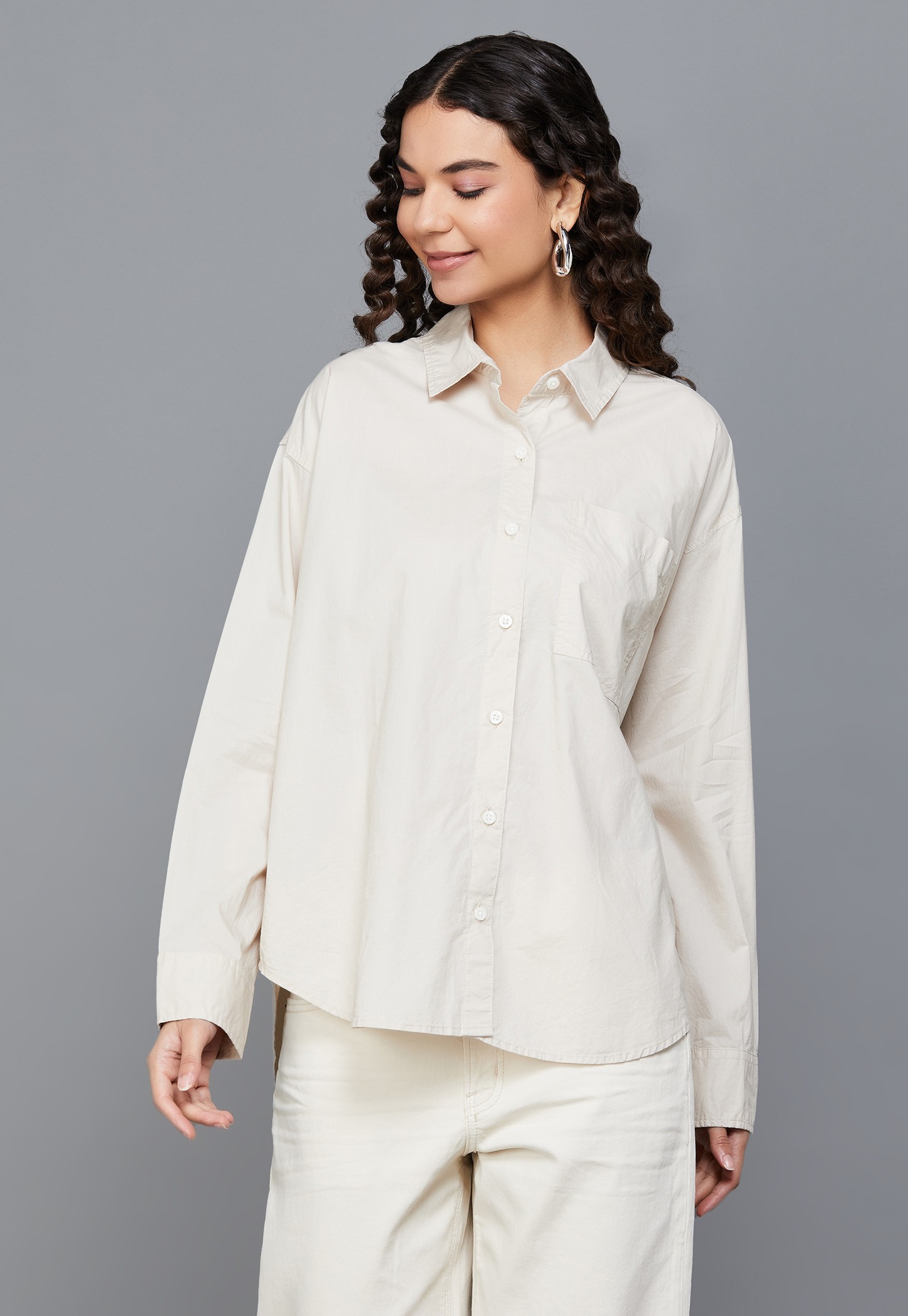 AMERICAN EAGLE Solid Shirt-picture-37