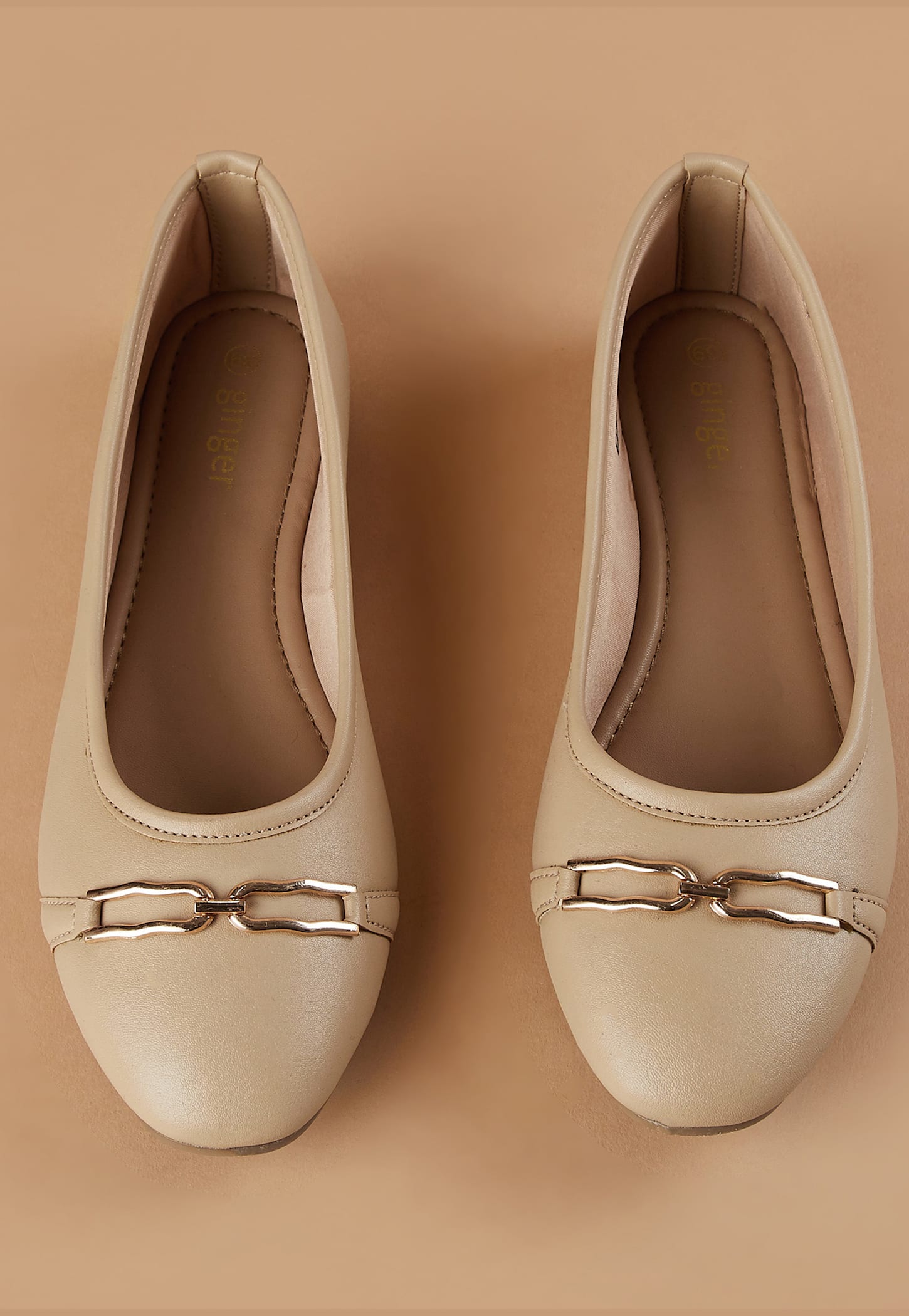 GINGER Metal Accent Ballerinas-picture-33