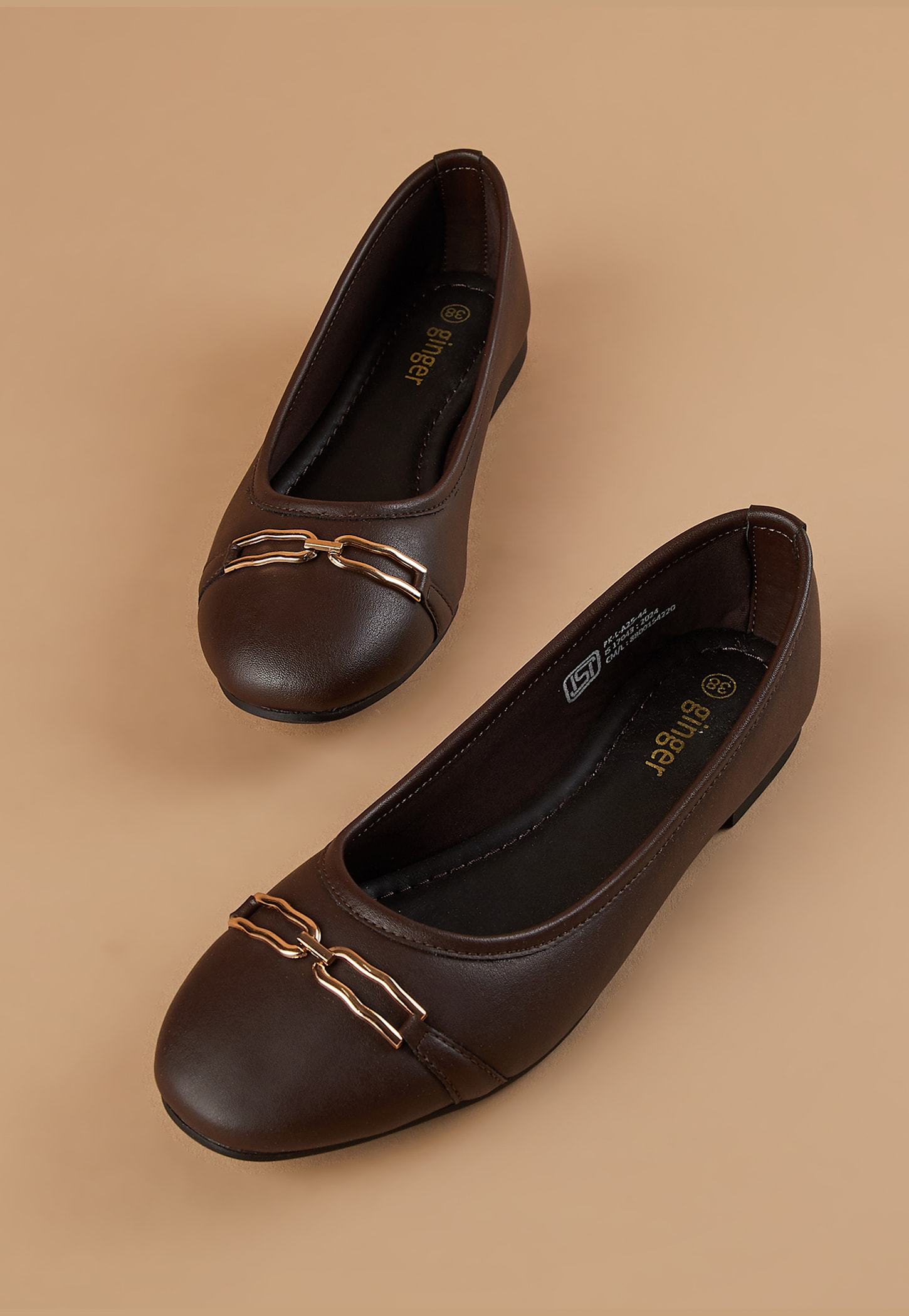 GINGER Metal Accent Ballerinas-picture-30