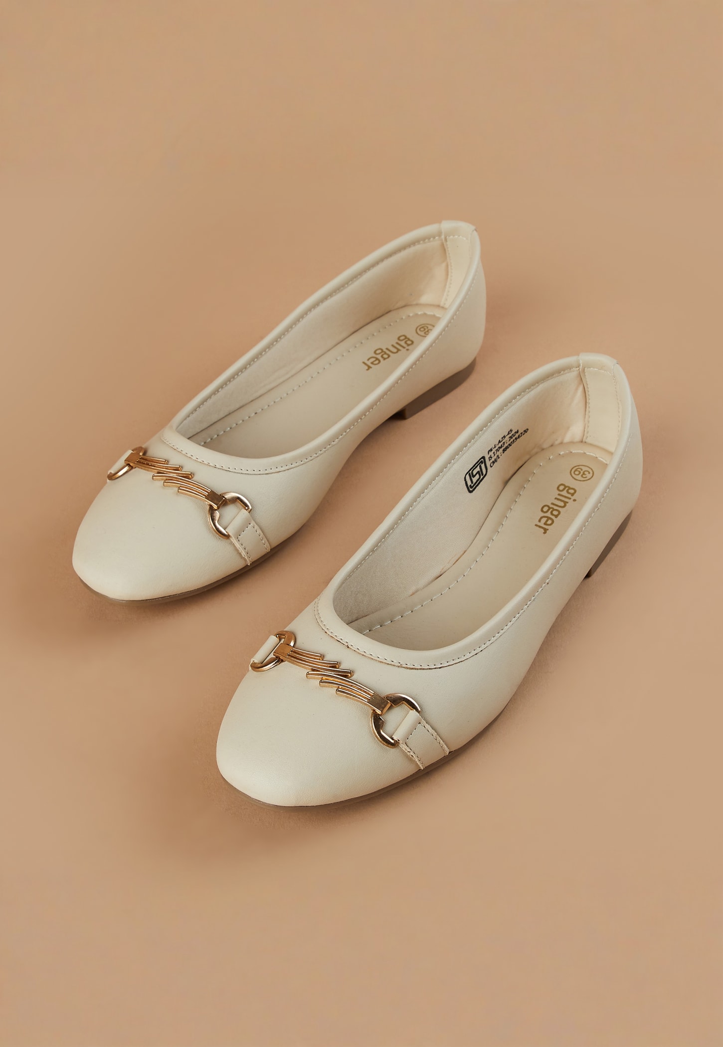 GINGER Metal Accent Ballerinas-picture-37