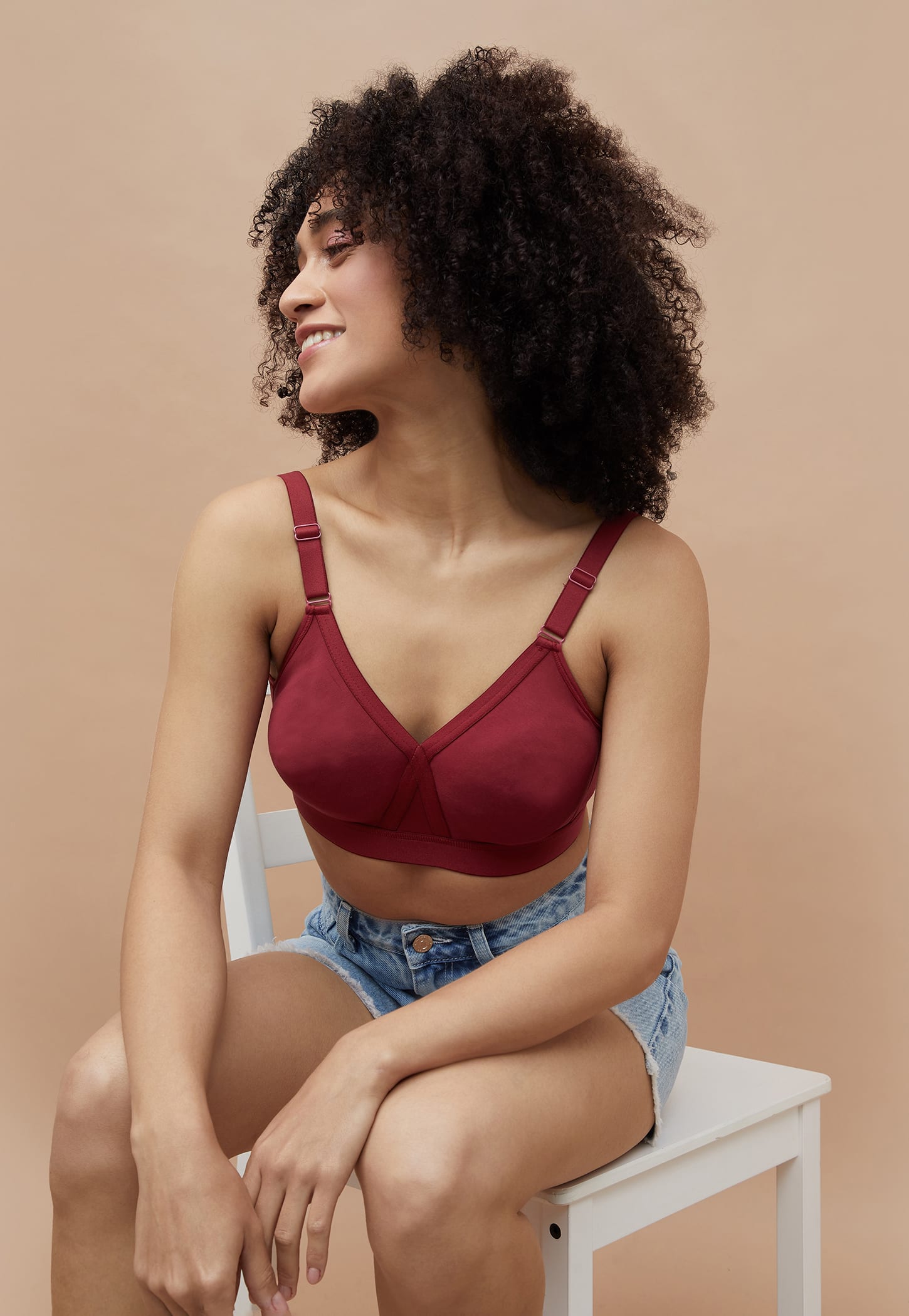 GINGER Solid Non-Padded Non-Wired Bra-picture-49