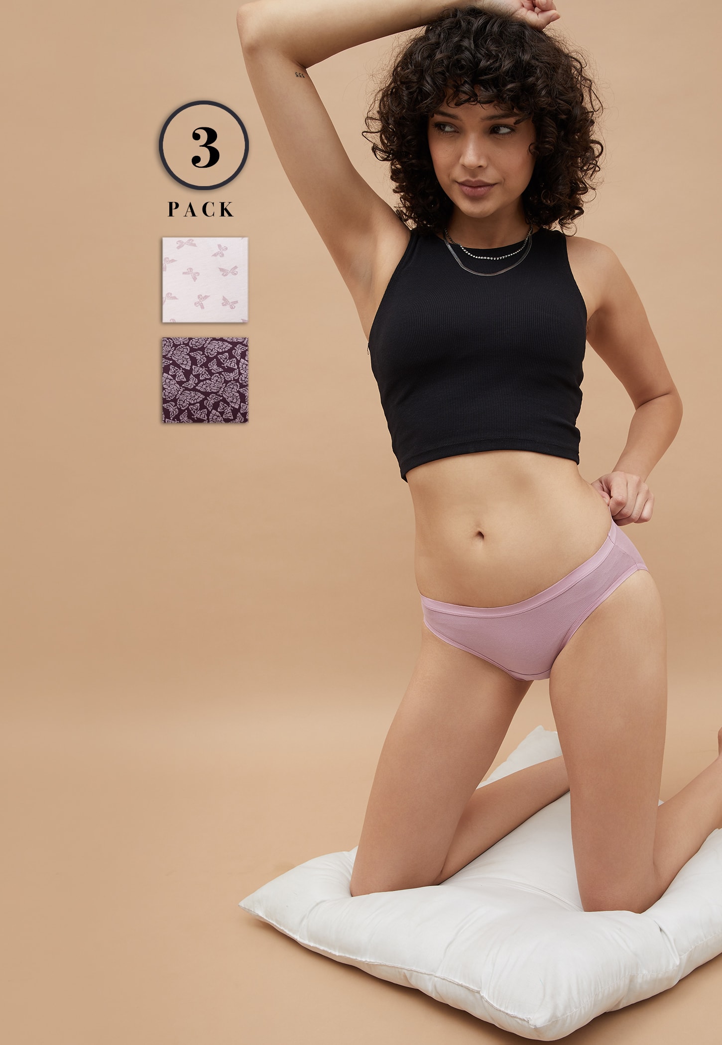 GINGER Assorted Bikini Panties - Pack of 3-picture-31