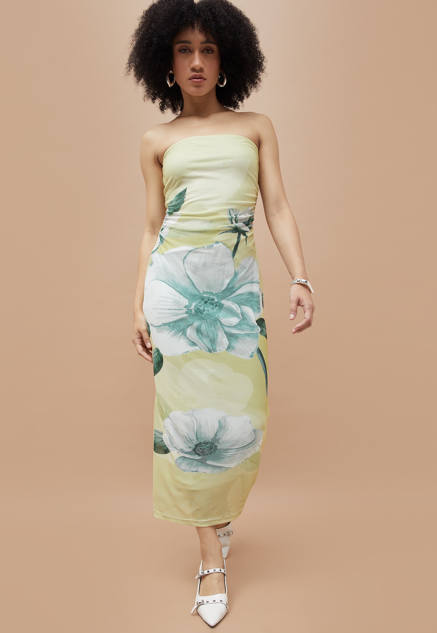 GINGER Floral Print Bodycon Dress-picture-32