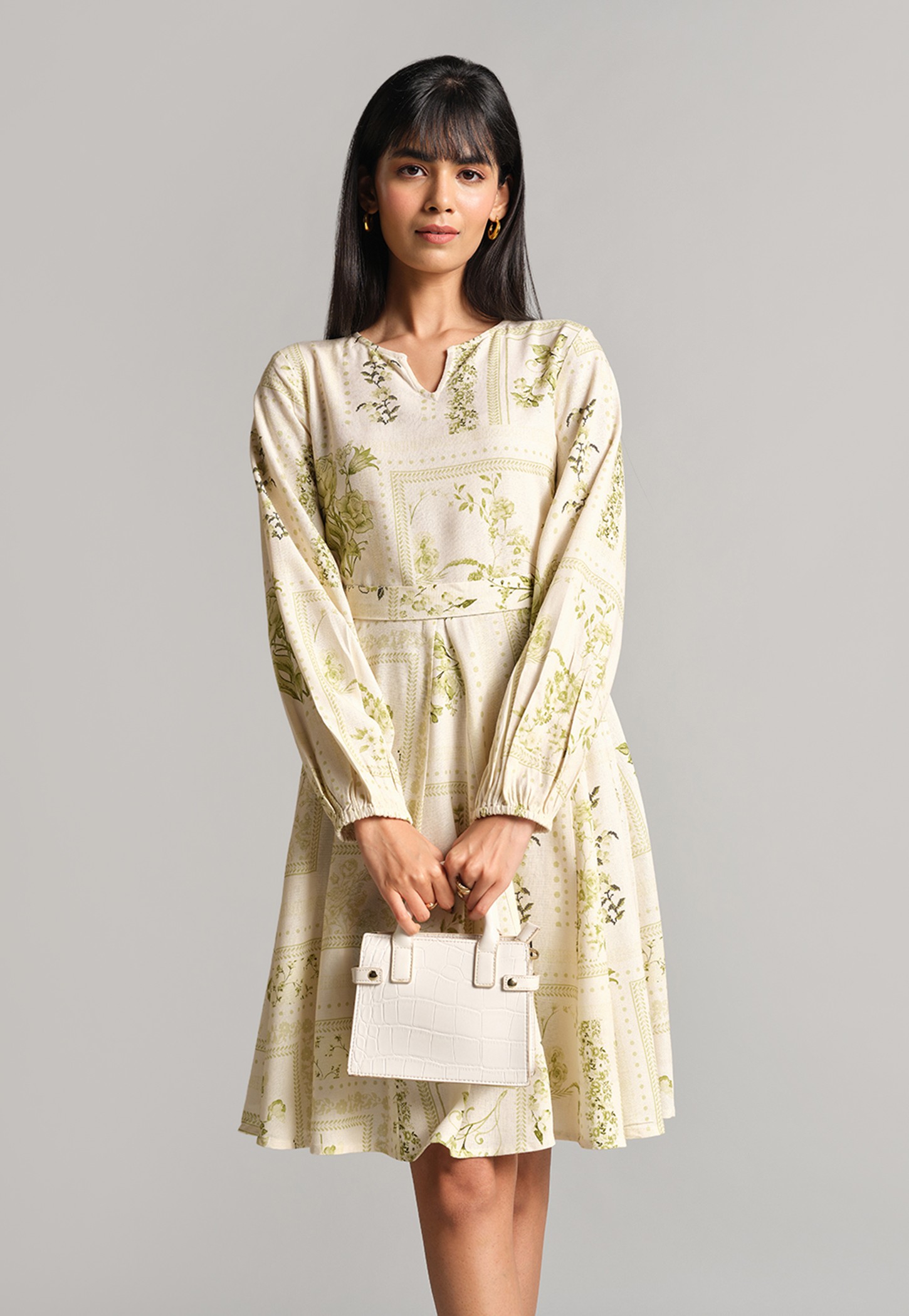 AND Floral Print A-line Dress-picture-51