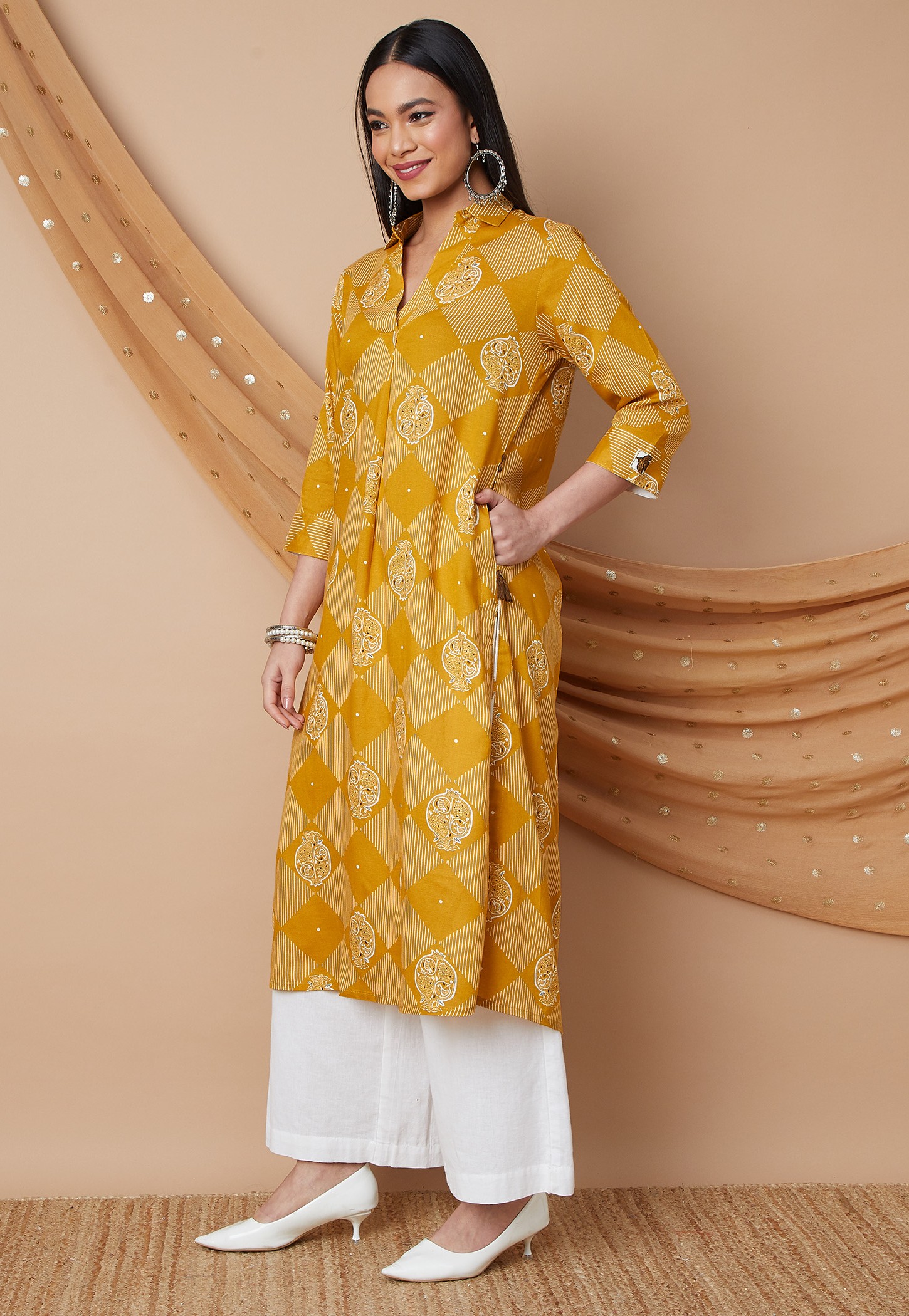 MELANGE Printed Straight Kurta-picture-38