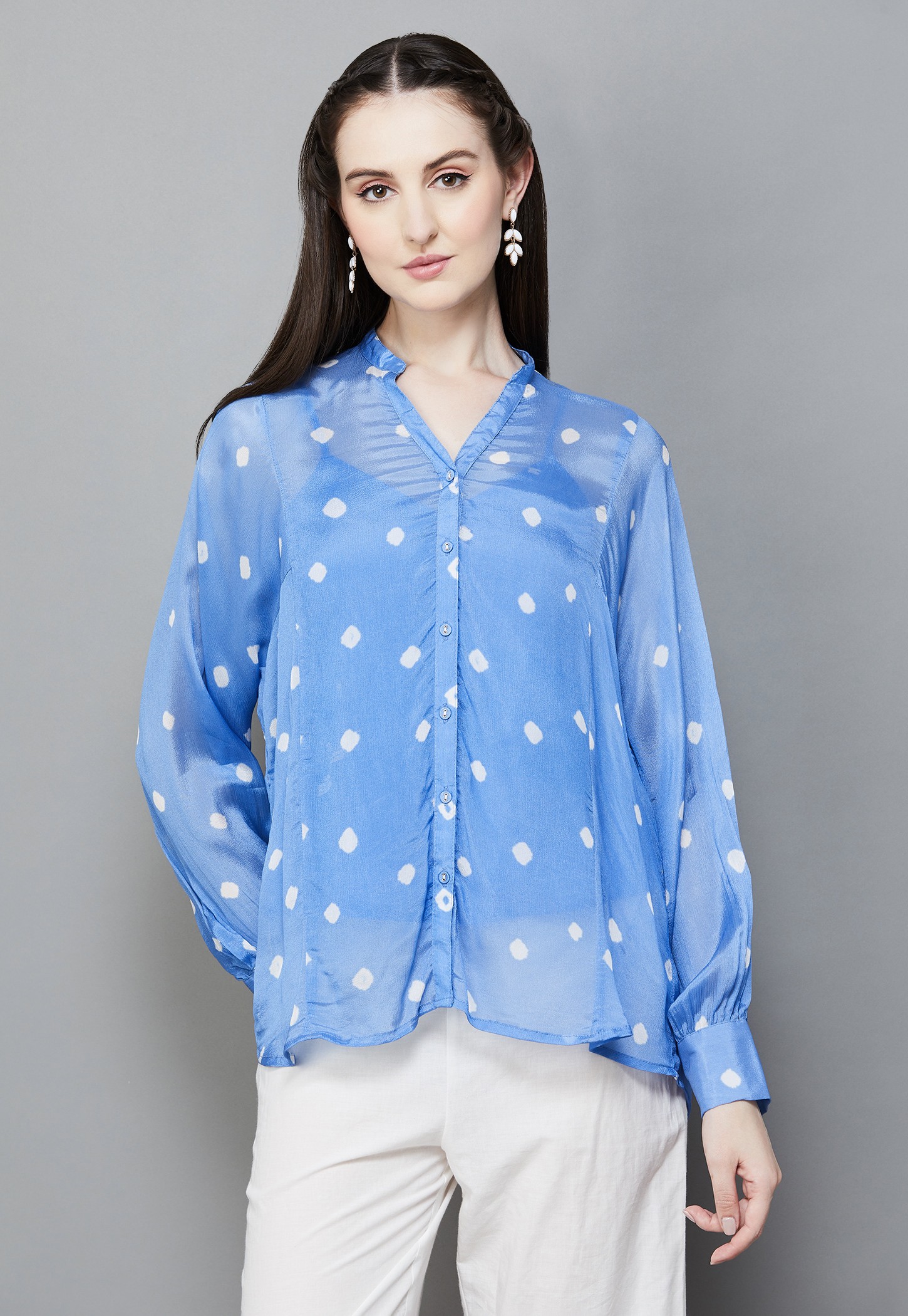 BIBA Printed Top with Camisole-picture-27