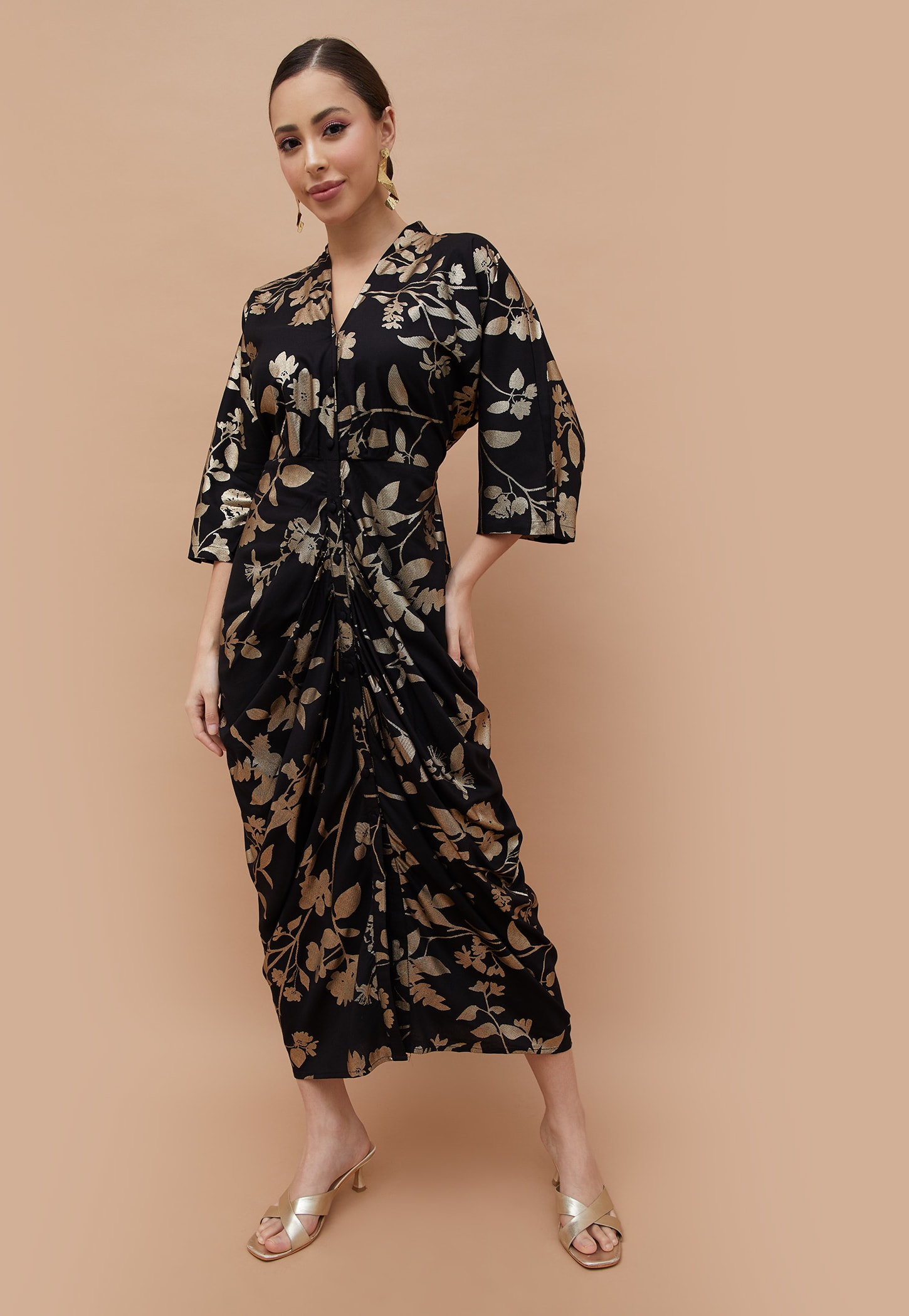 MELANGE Floral Print Sheath Dress-picture-23