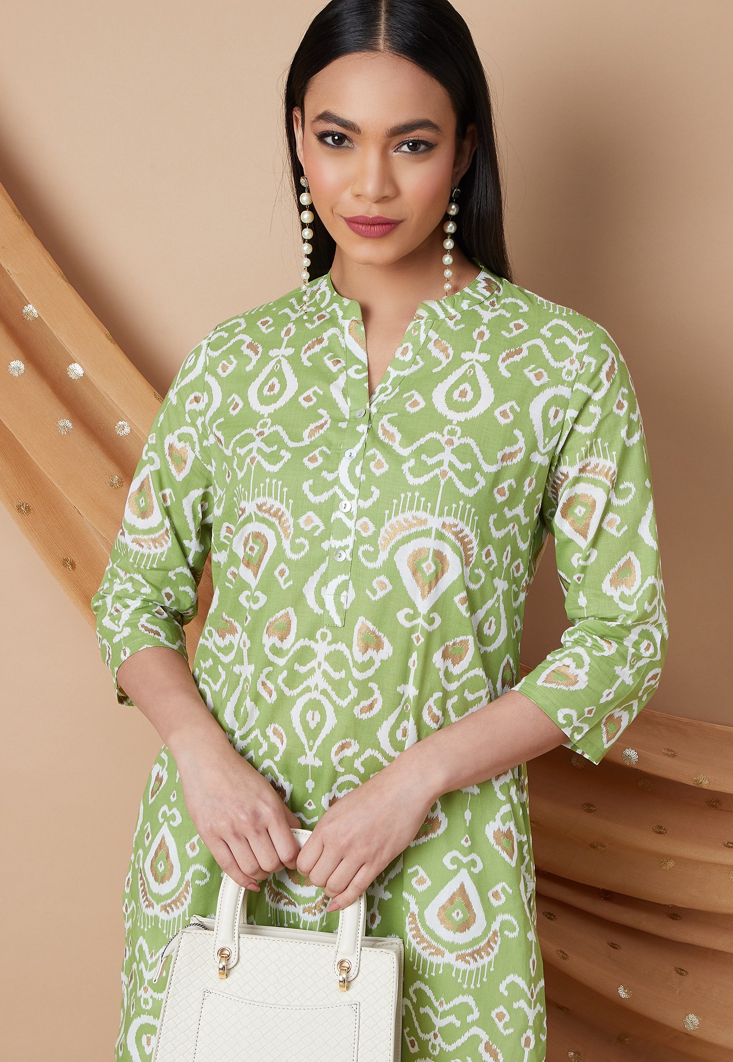 MELANGE Printed Straight Kurta-picture-19