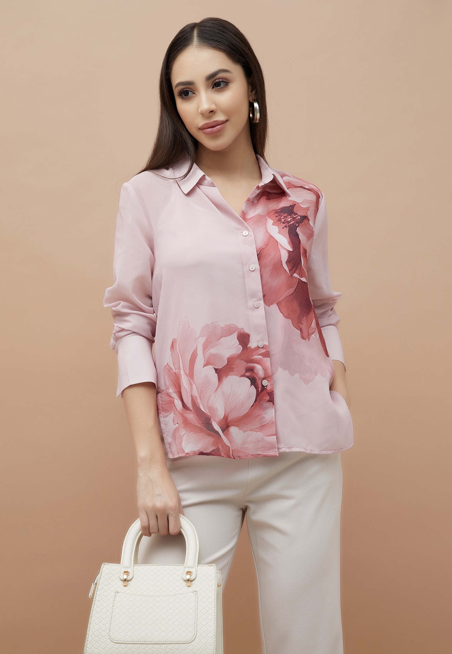 CODE Floral Print Shirt-picture-34