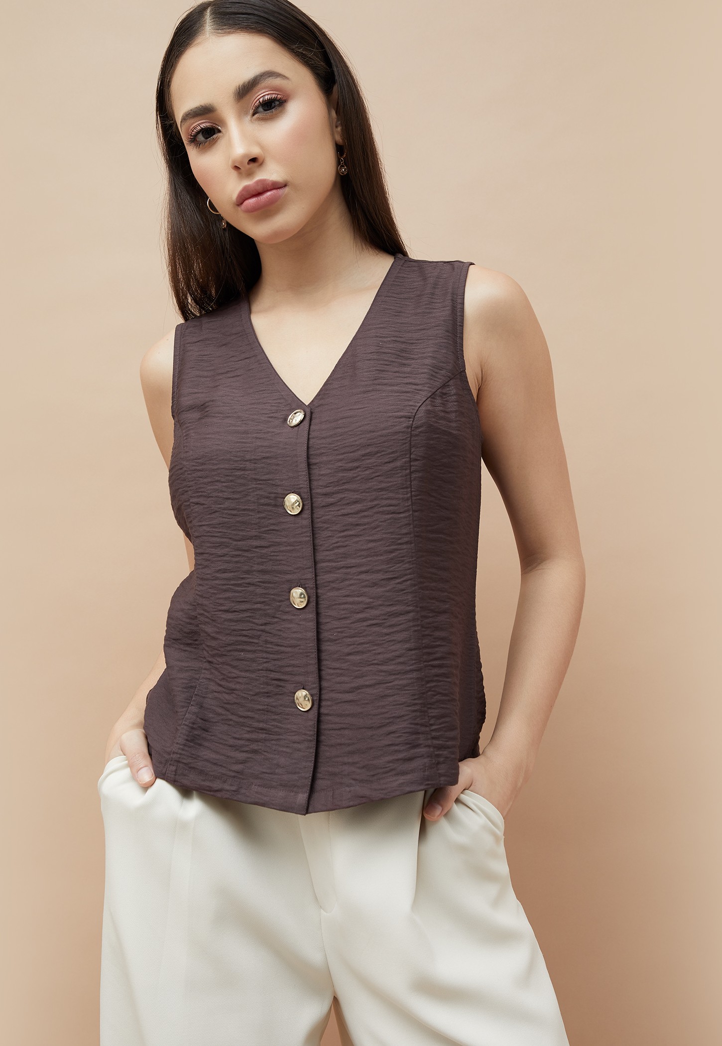 CODE Textured Vest Top-picture-23