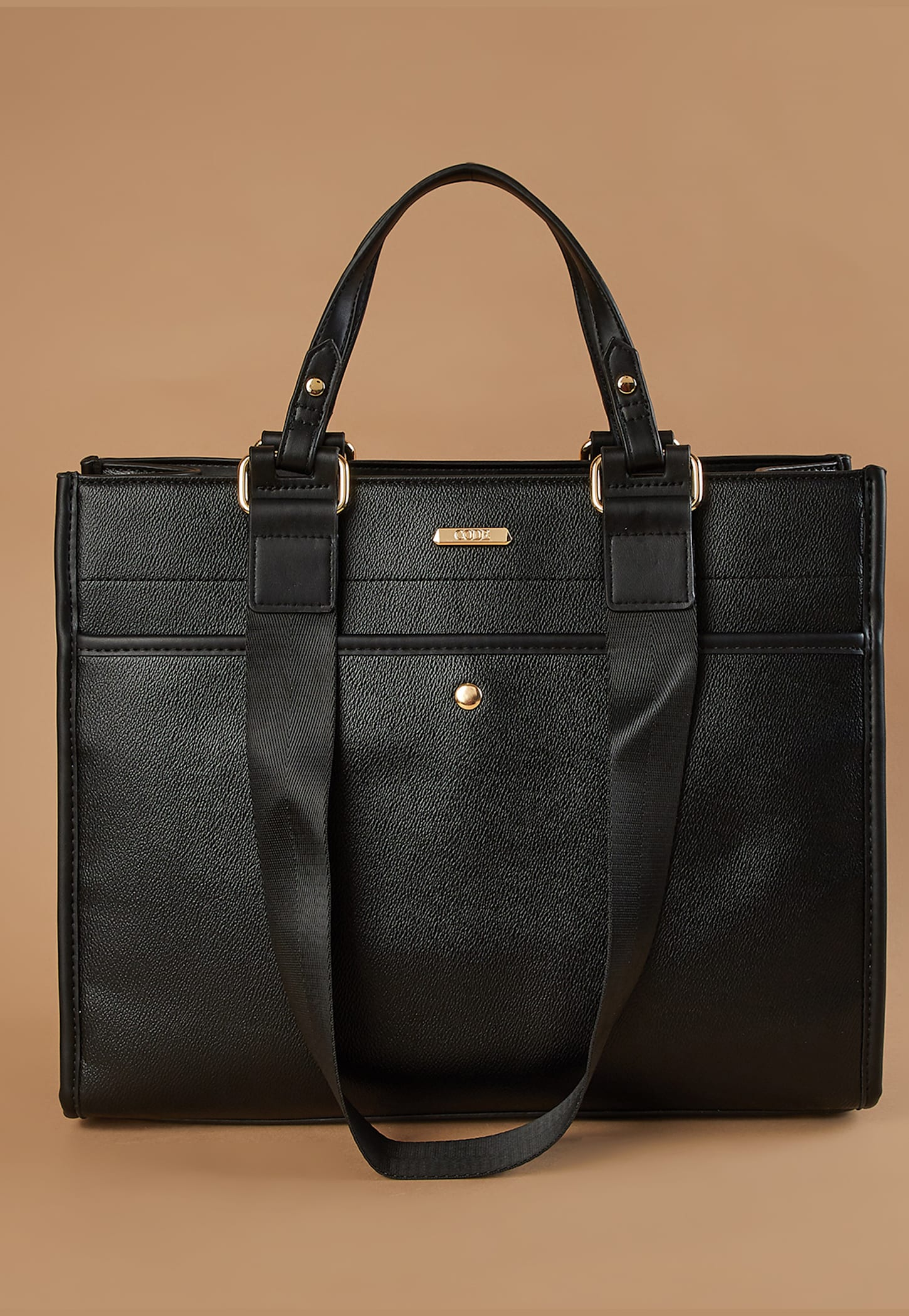 CODE Textured Laptop Bag-image-24