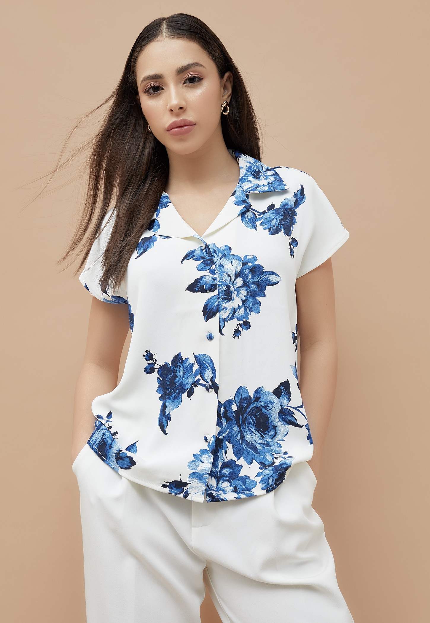 CODE Floral Print Shirt-picture-18
