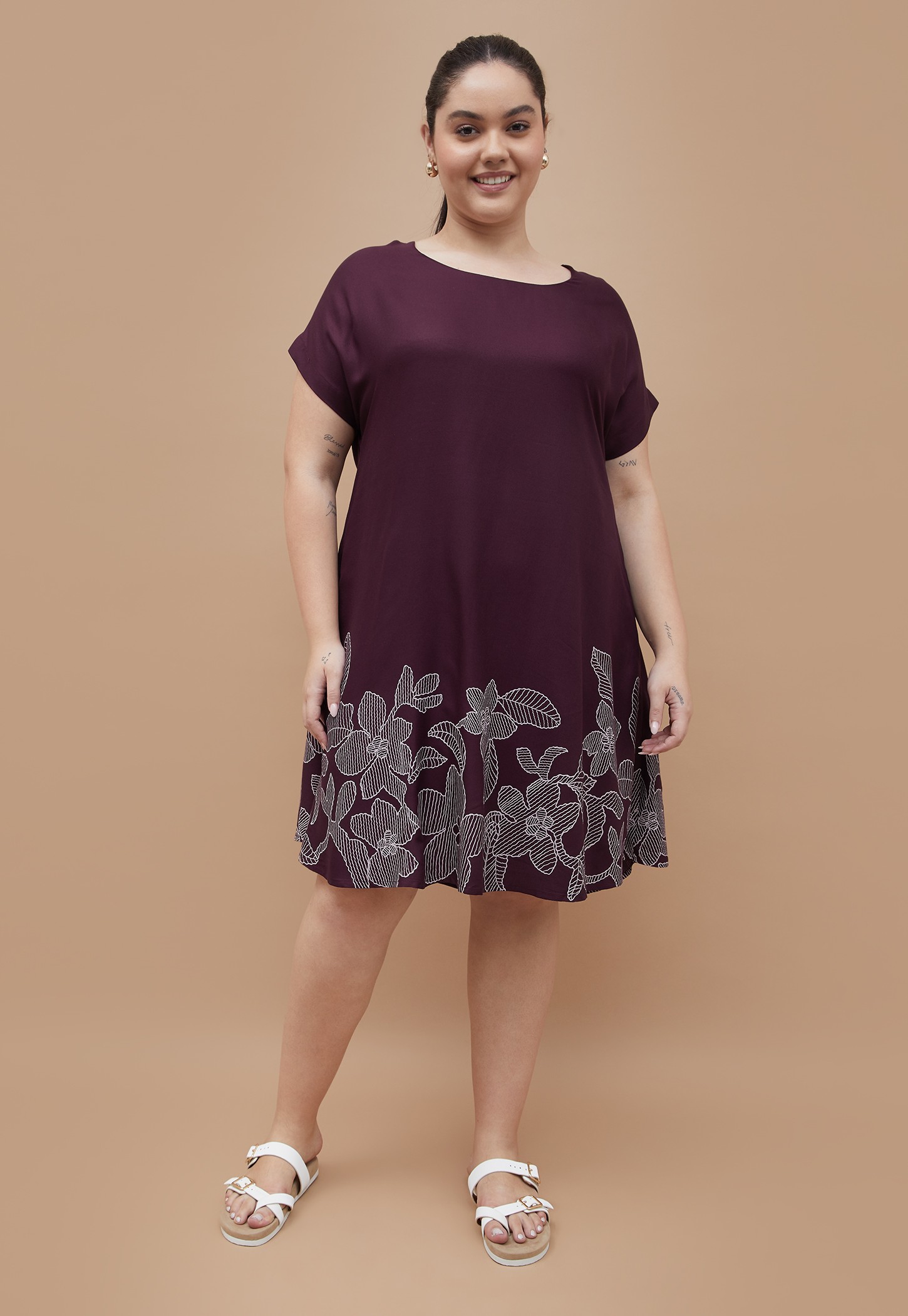 NEXUS Floral Print Shift Dress