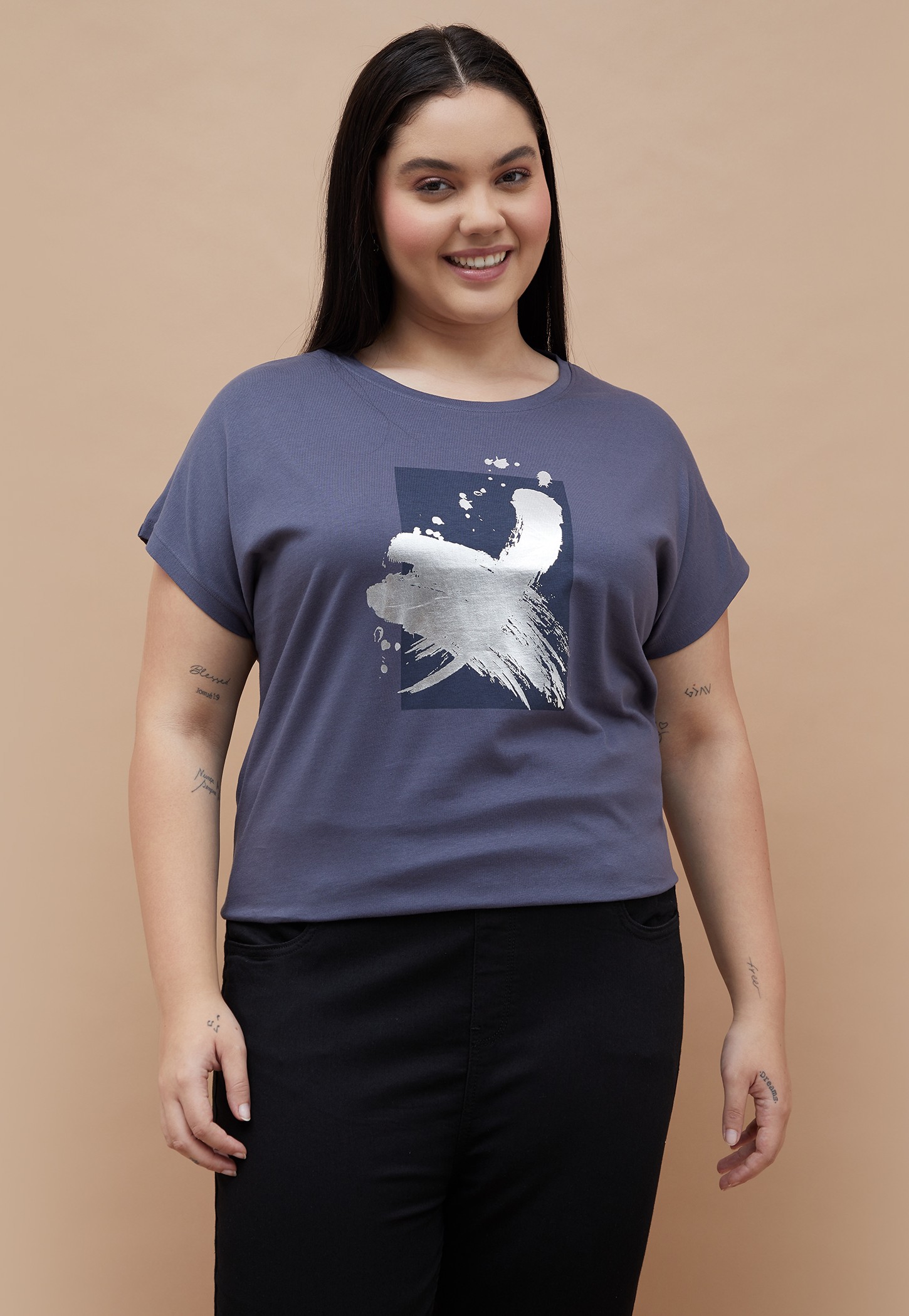 NEXUS Graphic Print T-shirt-image-28