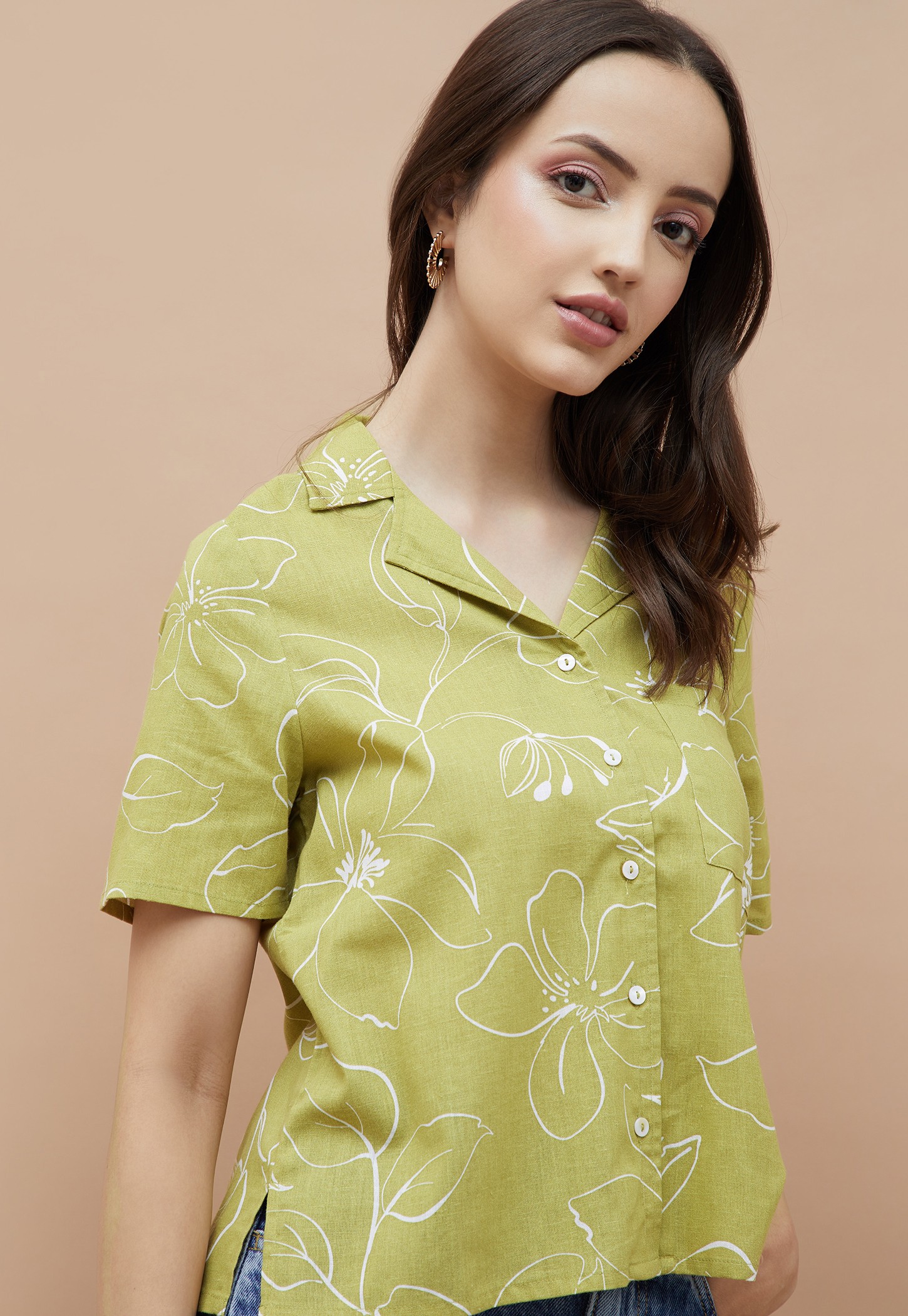 FAME FOREVER Floral Print Shirt-picture-45