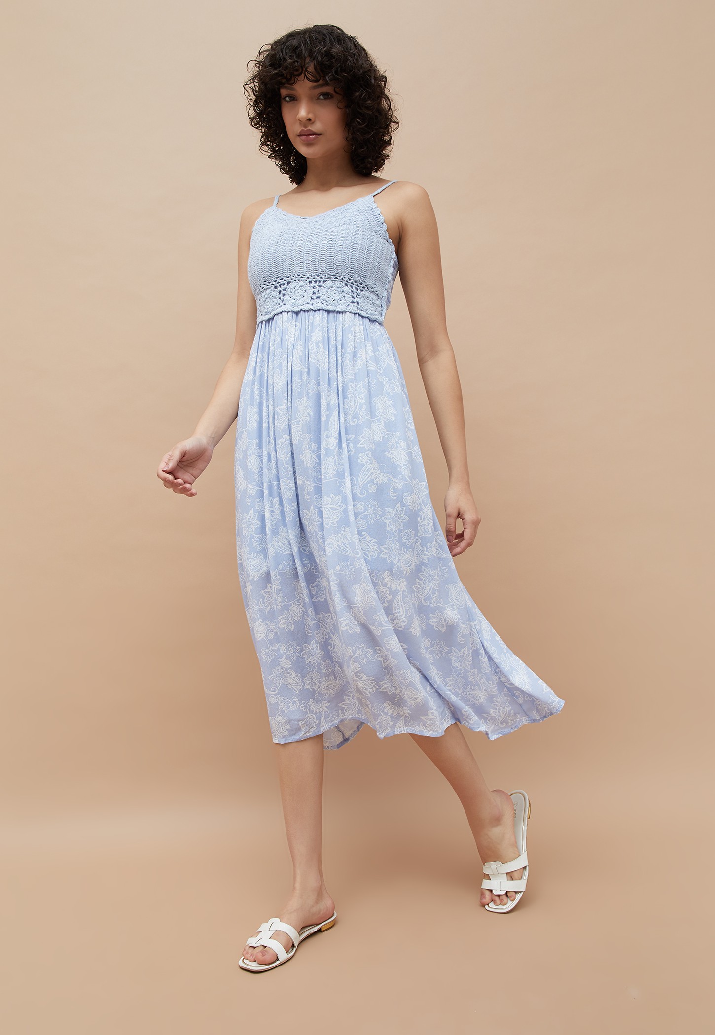 GINGER Floral Print A-Line Dress-picture-29
