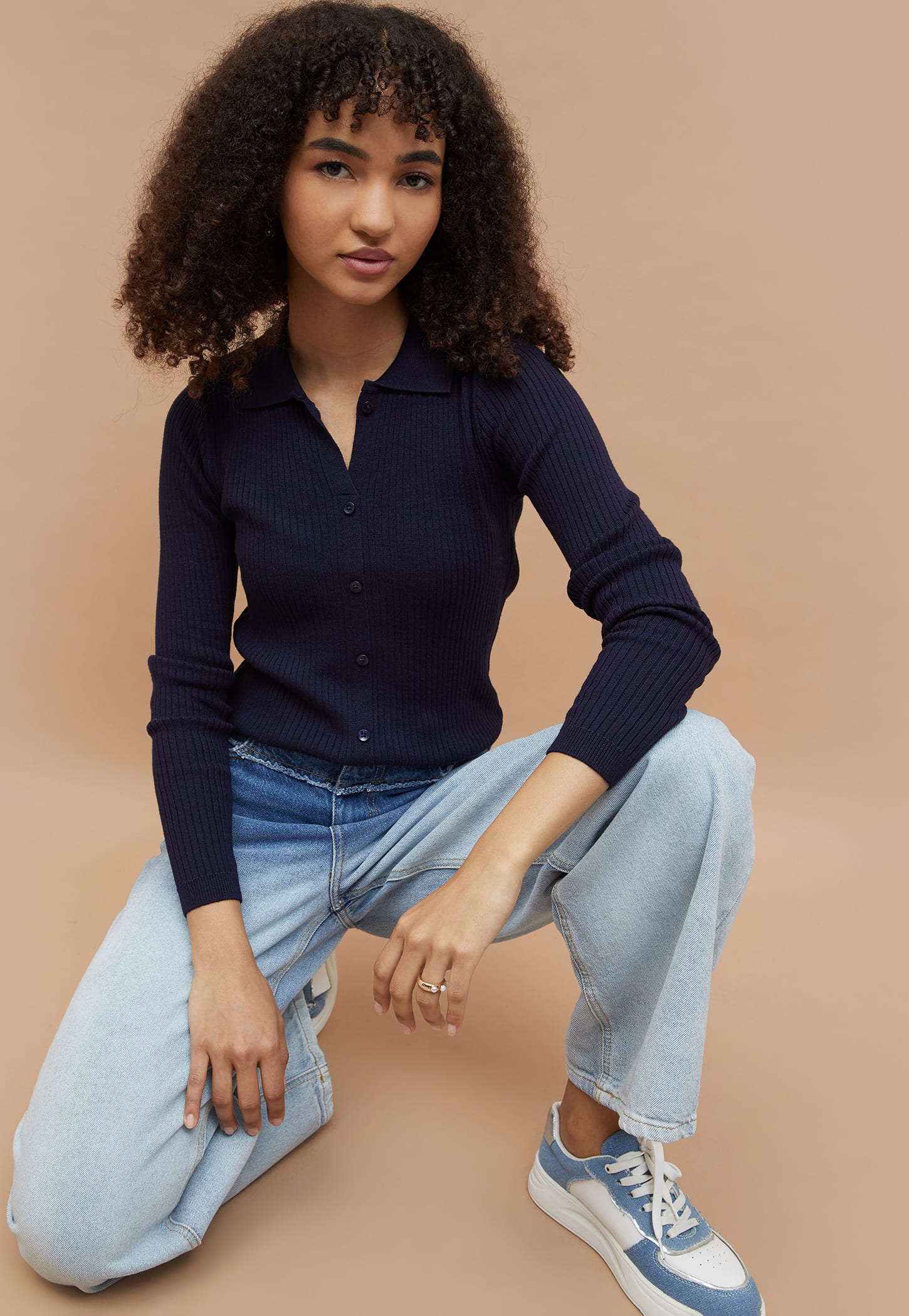 GINGER Knit Collared Top-picture-47