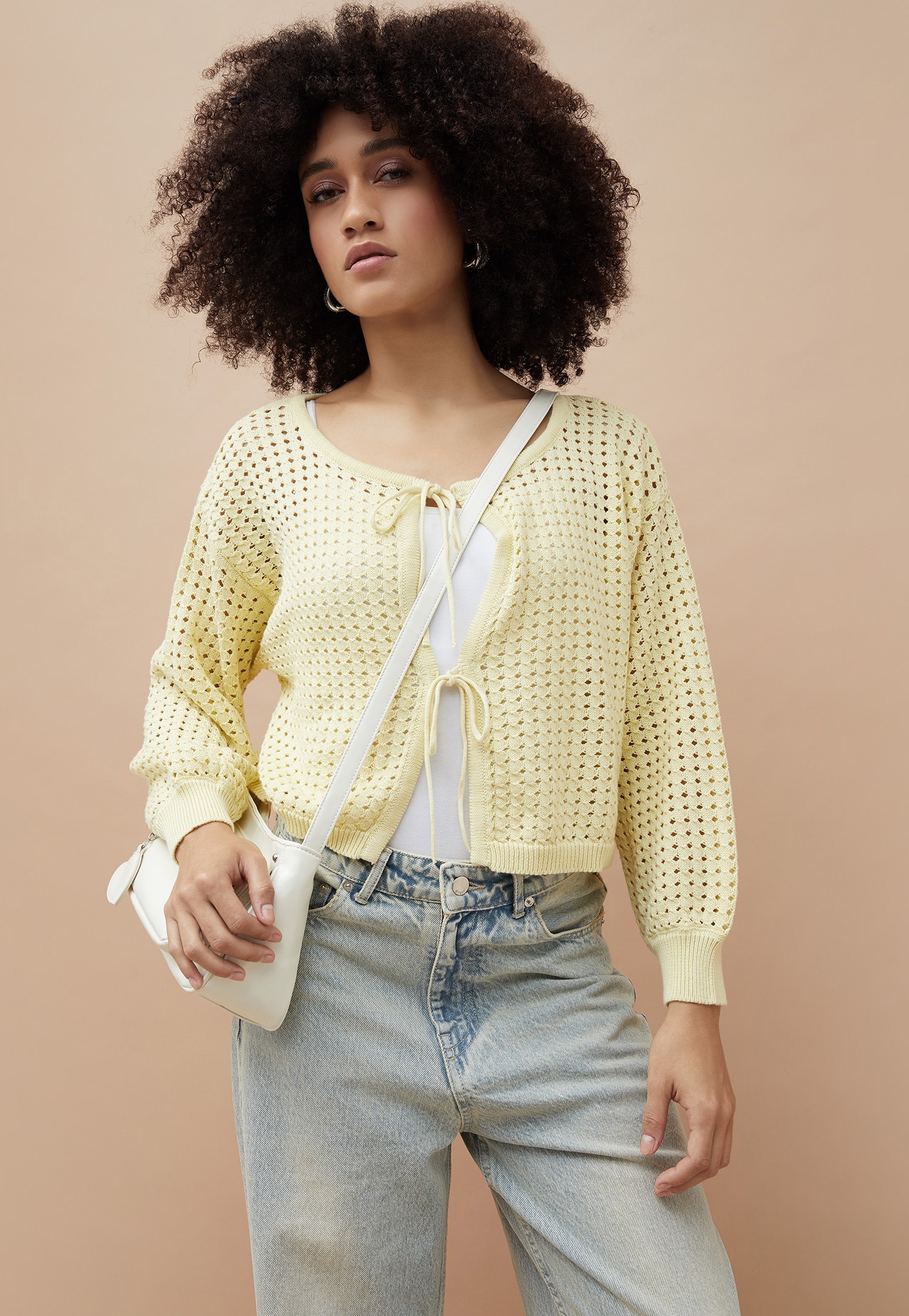 GINGER Crocheted Tie-Up Top-picture-37