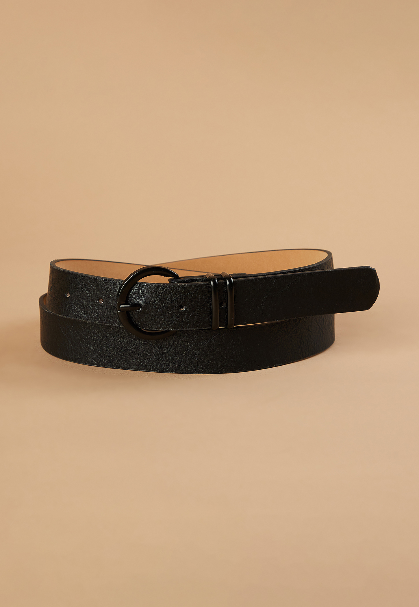 GINGER Textured Tang Buckle Belt